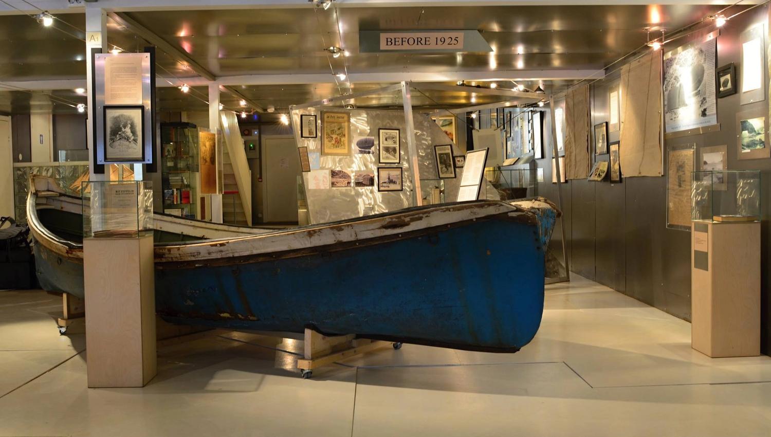 En utstilling inne på museet