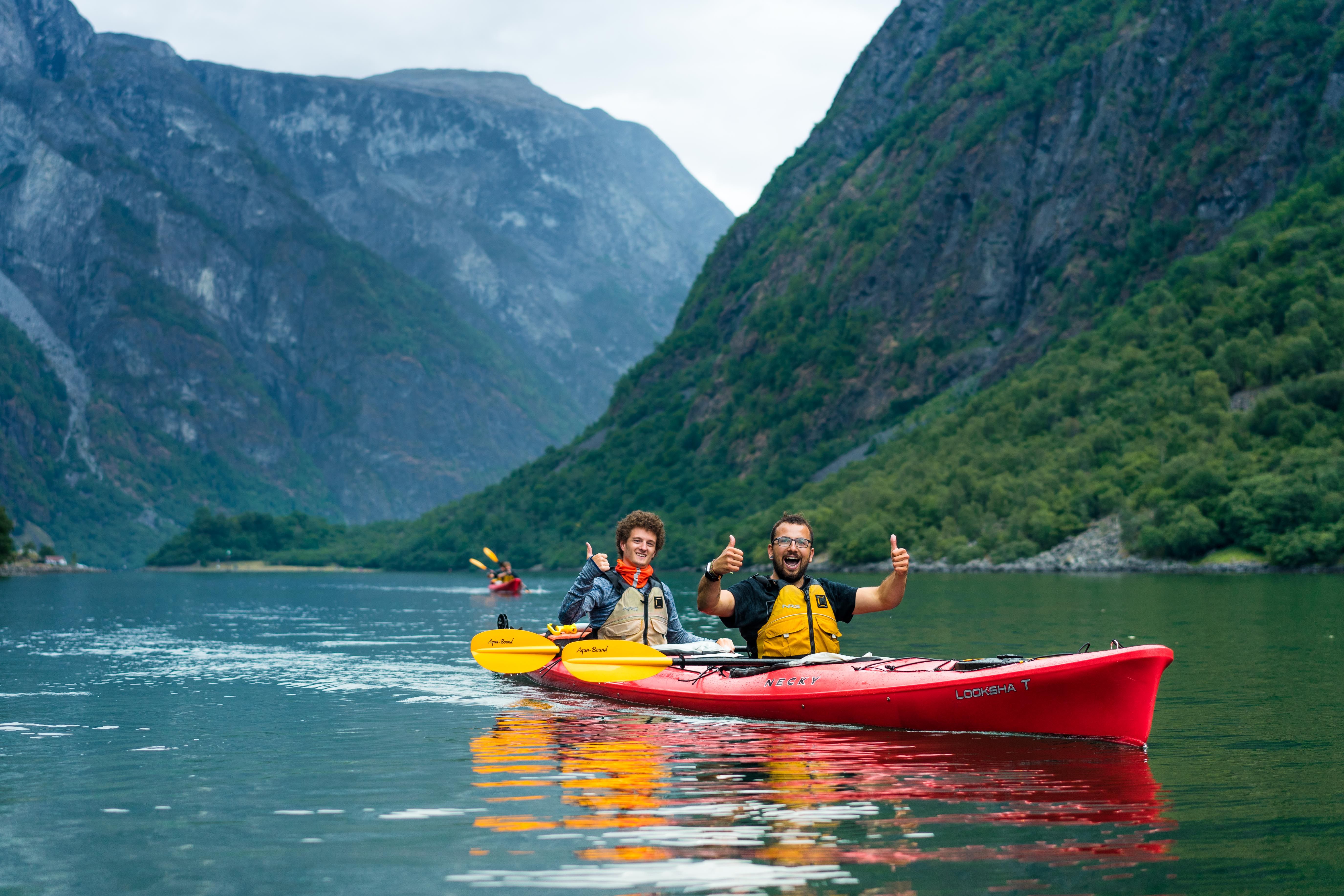 Utleige av kajakk, Flåm