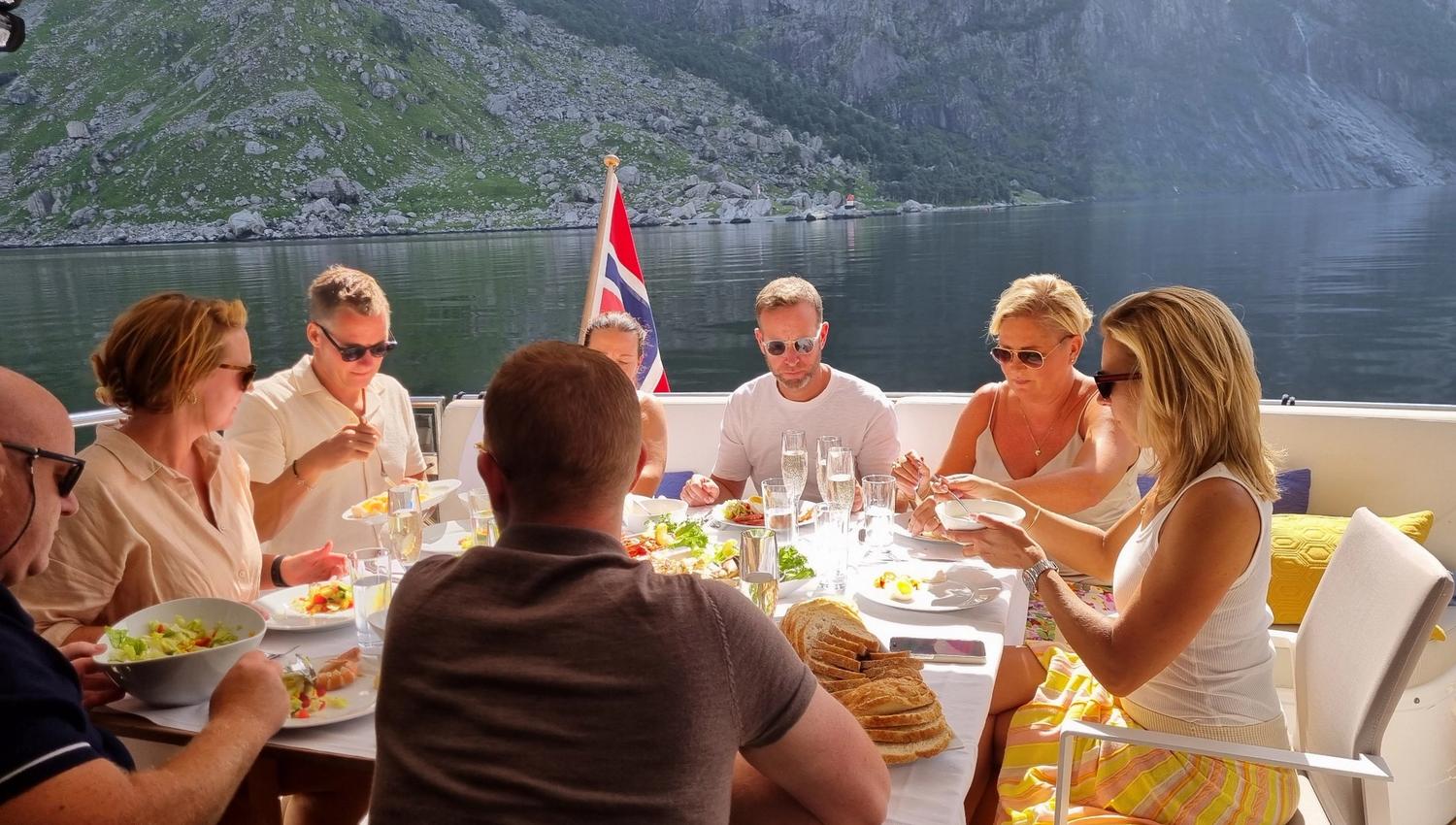 Mat på båten