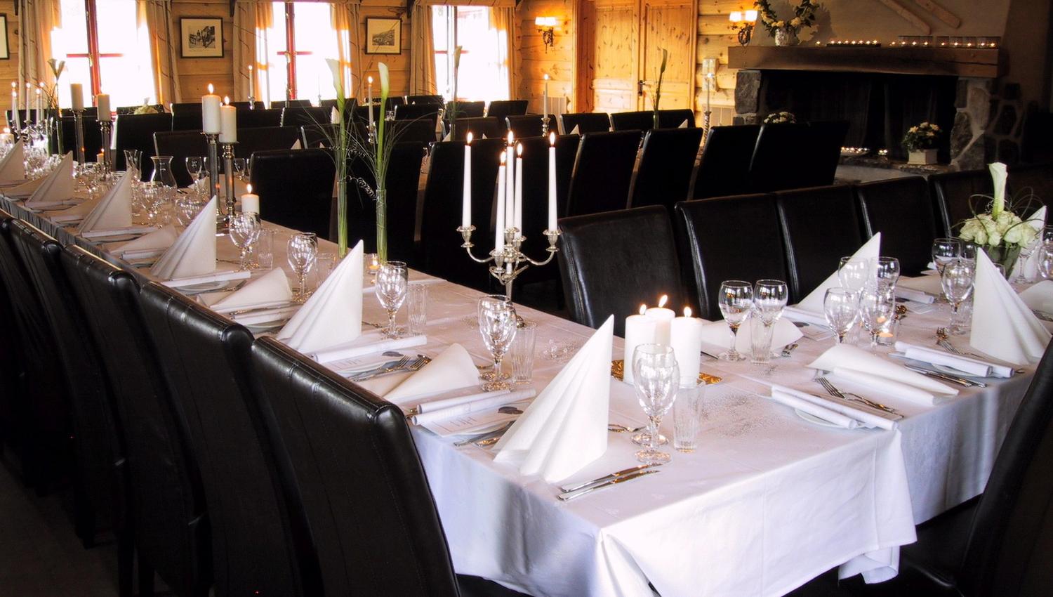 Storsalen på Bykle Hotell