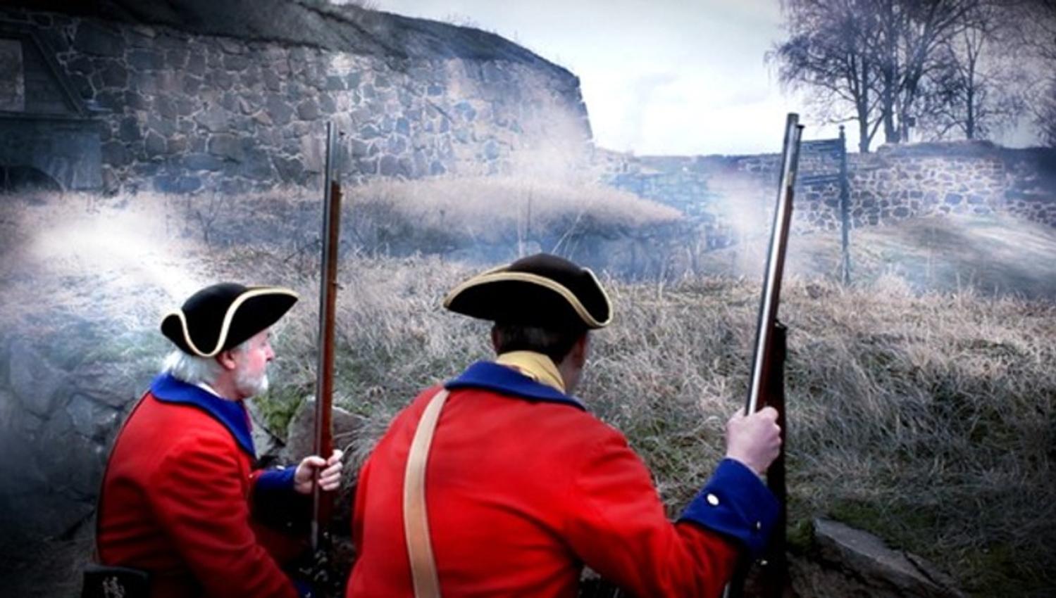 Stemningsbilde fra Escape History, Karl XII, Fredriksten Hotell