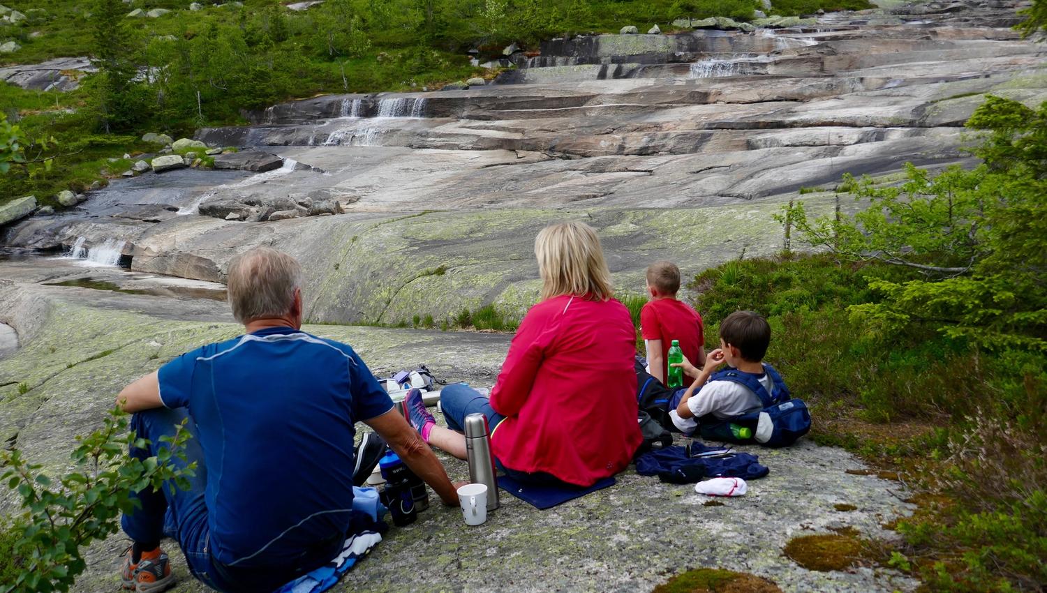Pause langs Vassfarstien, Ringerike