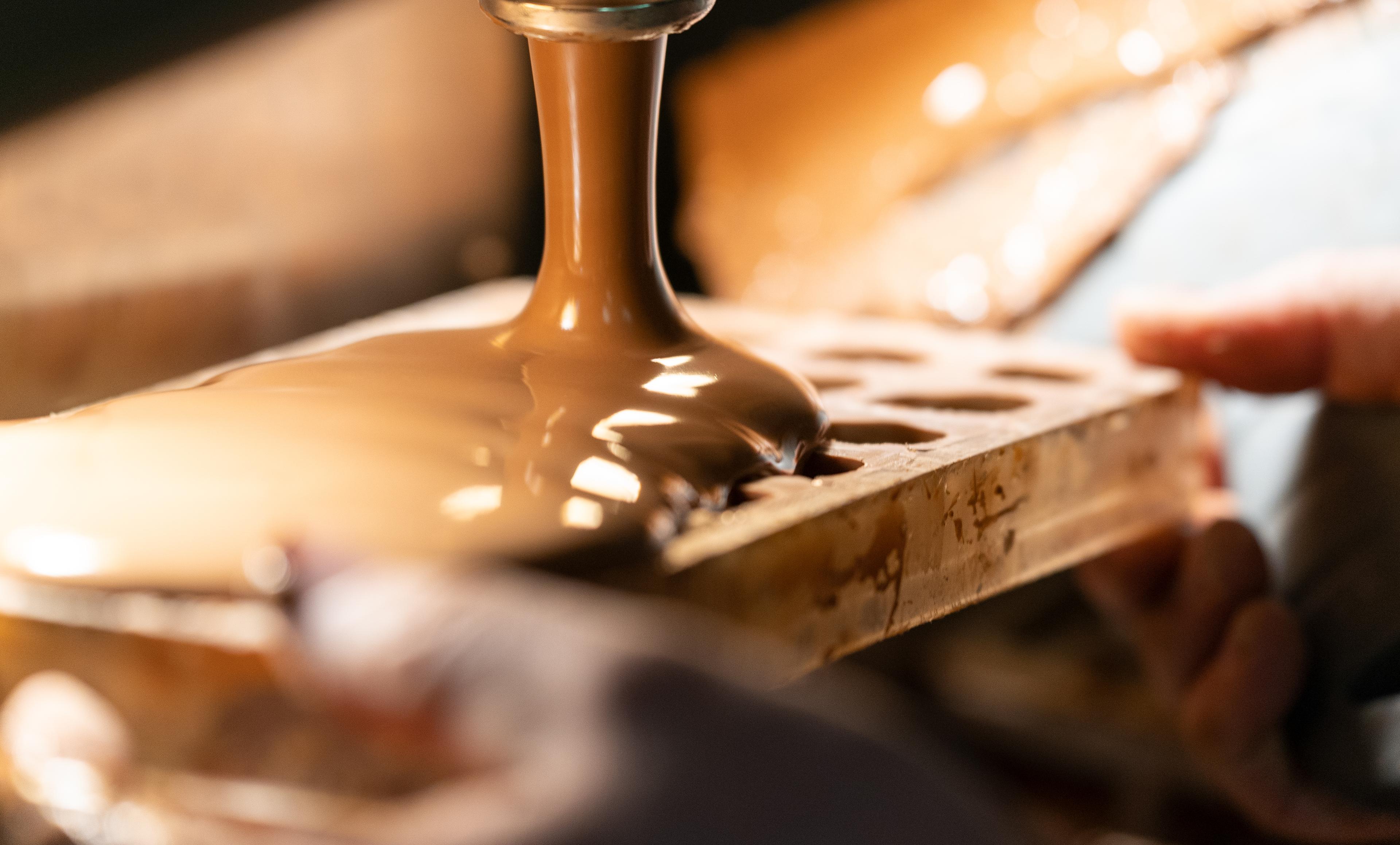 Gjøvik sjokolade. Laget på Gjøvik.