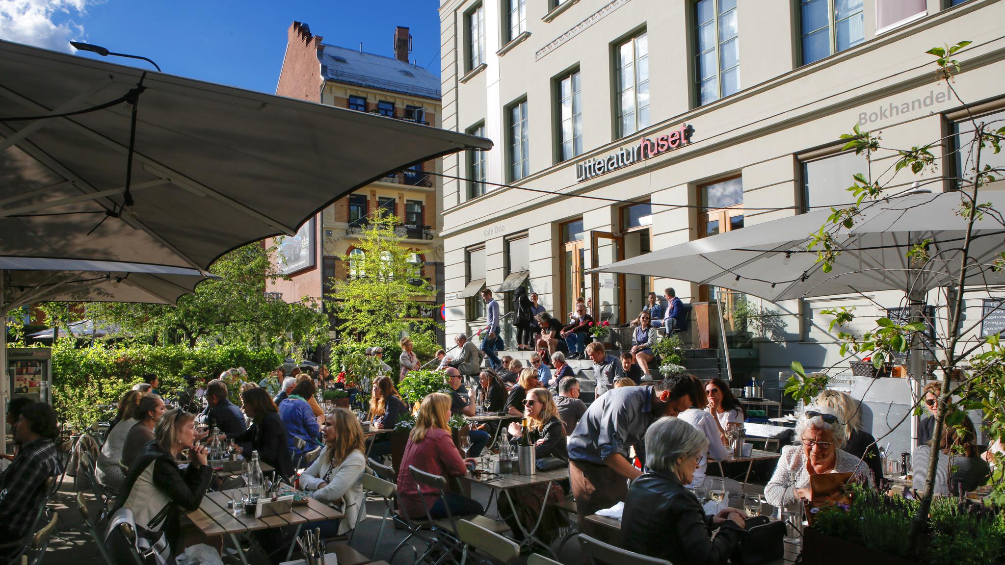 Litteraturhuset - Uteserveringen