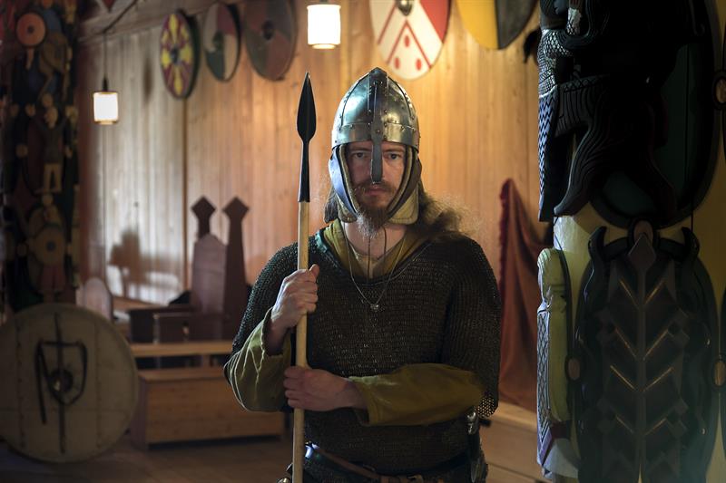 Man dressed as a viking