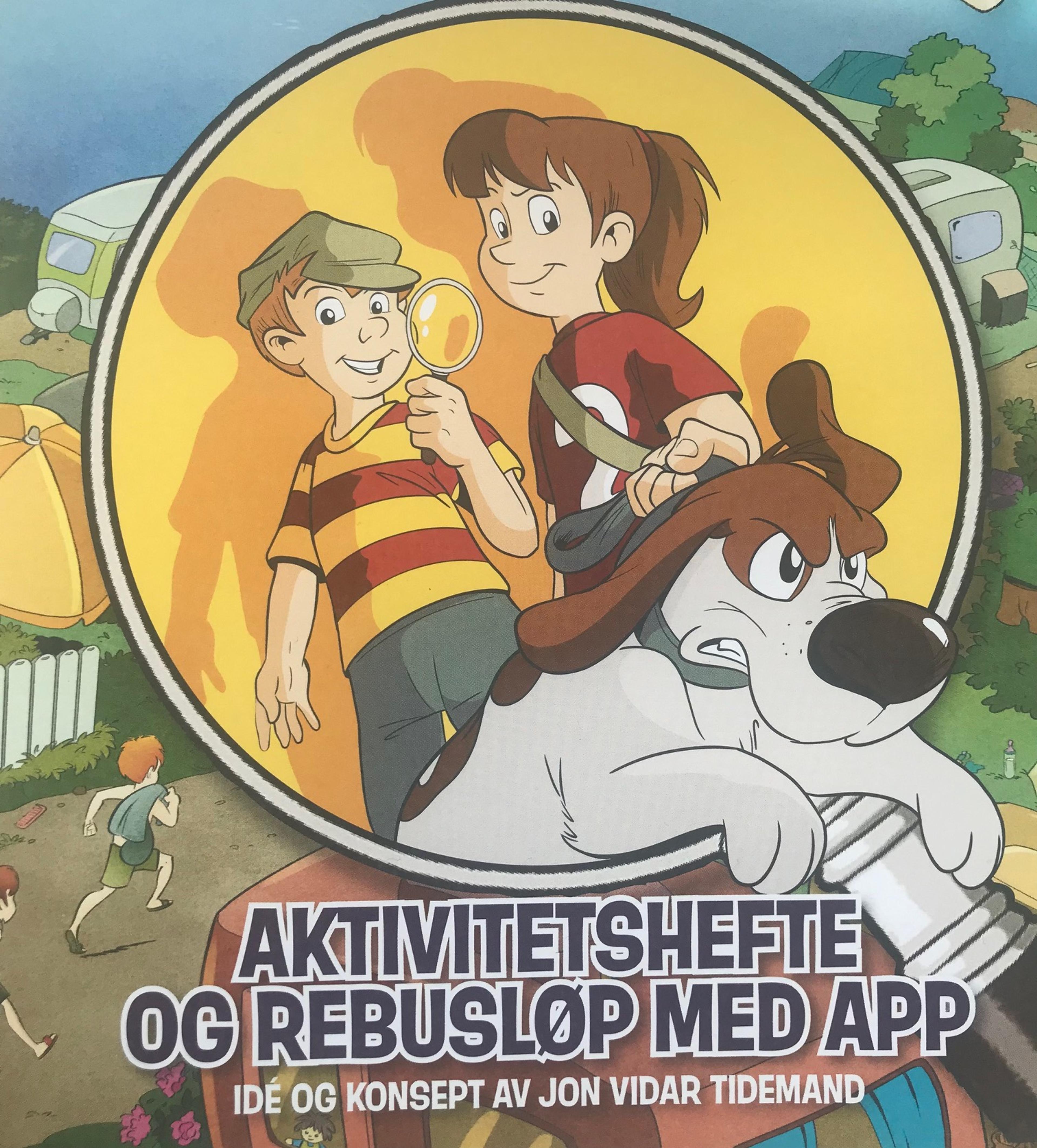 Detektivbyrå nr. 2 Campingløype på Bakkaåno Camping