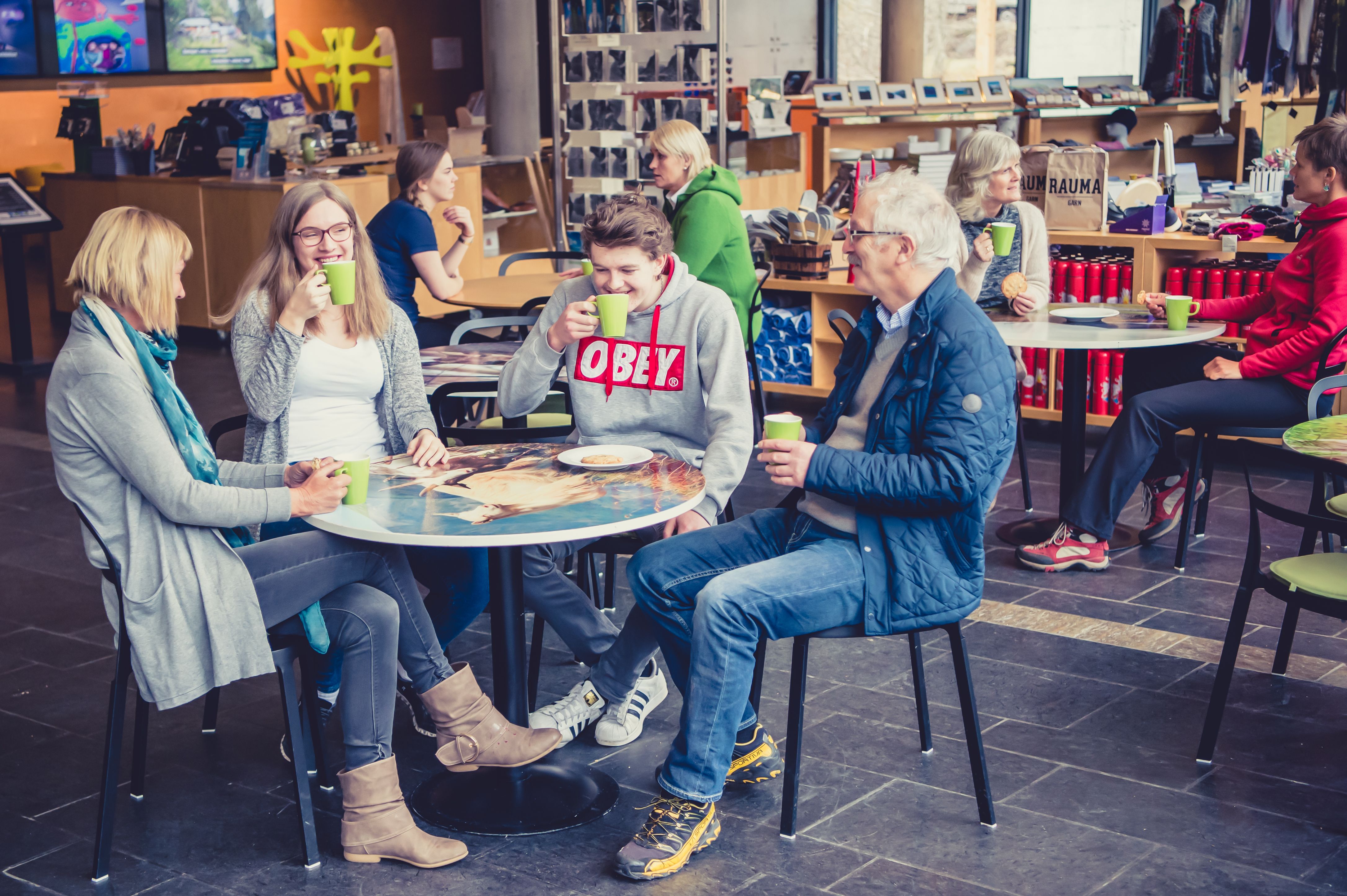 Kaféen hos Norsk Fjordsenter