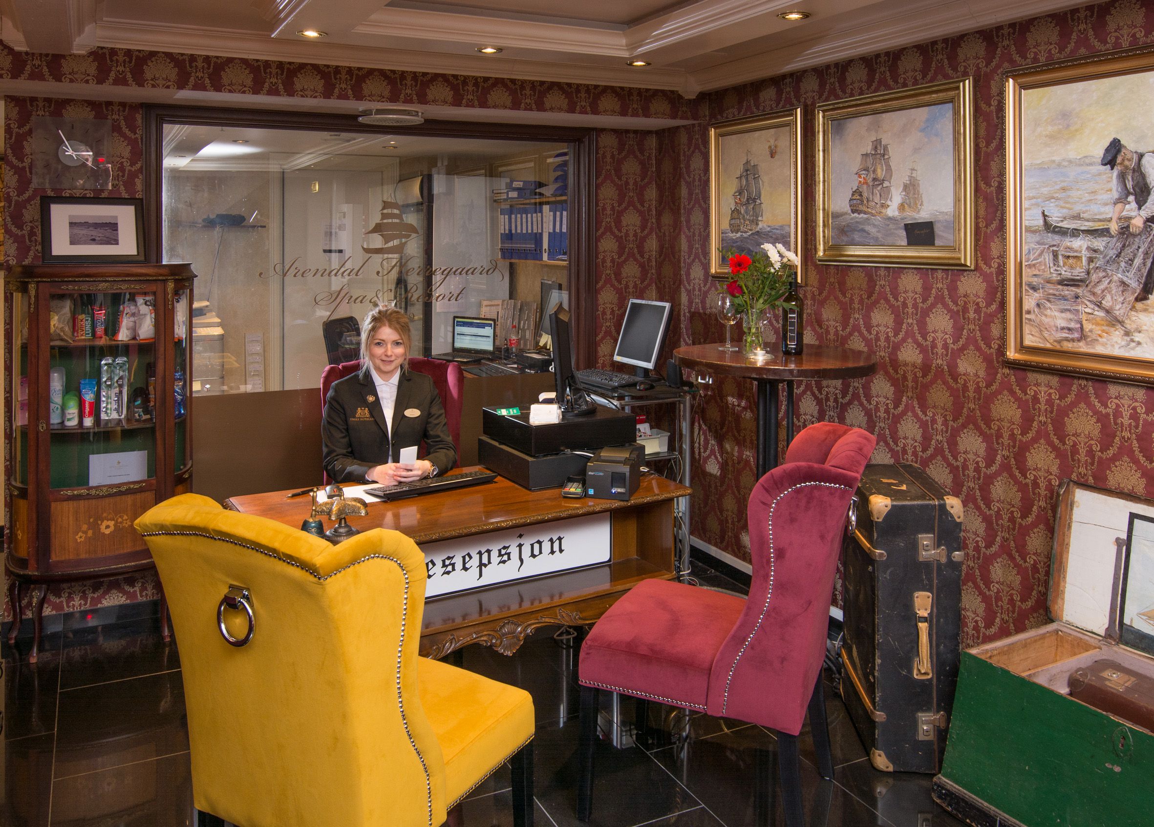 Resepsjonen på Arendal Herregaard