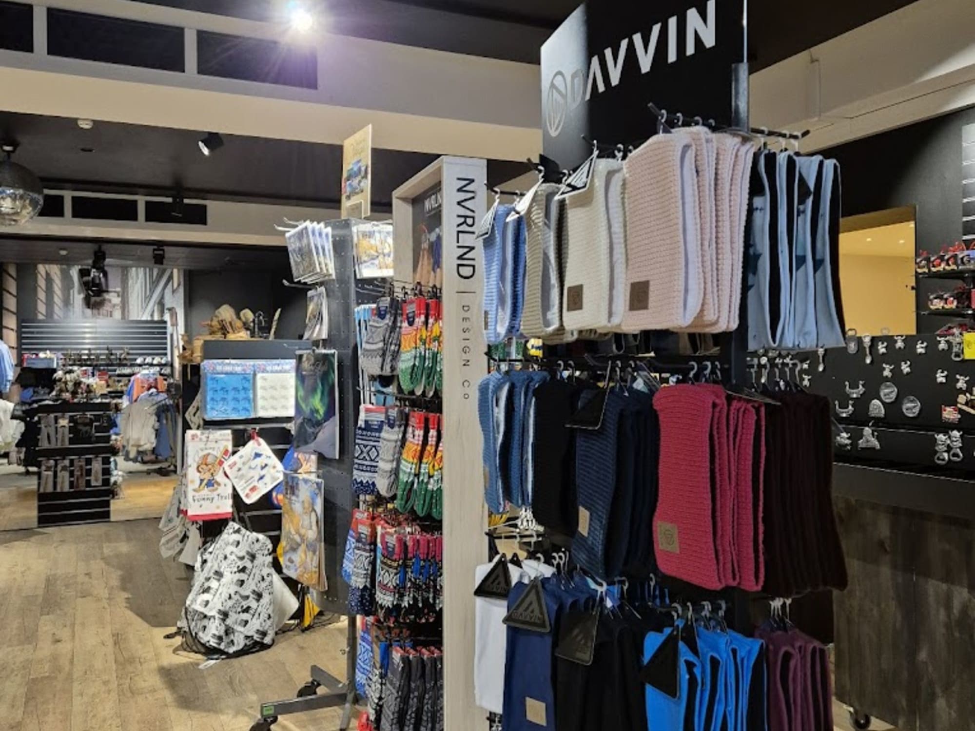 Headwear from Davvin and Marius socks are just some of what we offer