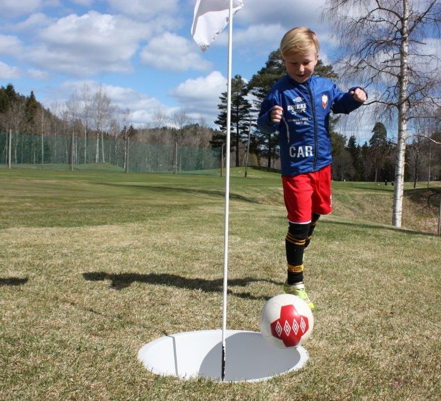 Fotballgolf hos Arendal & Omegn Golfklubb