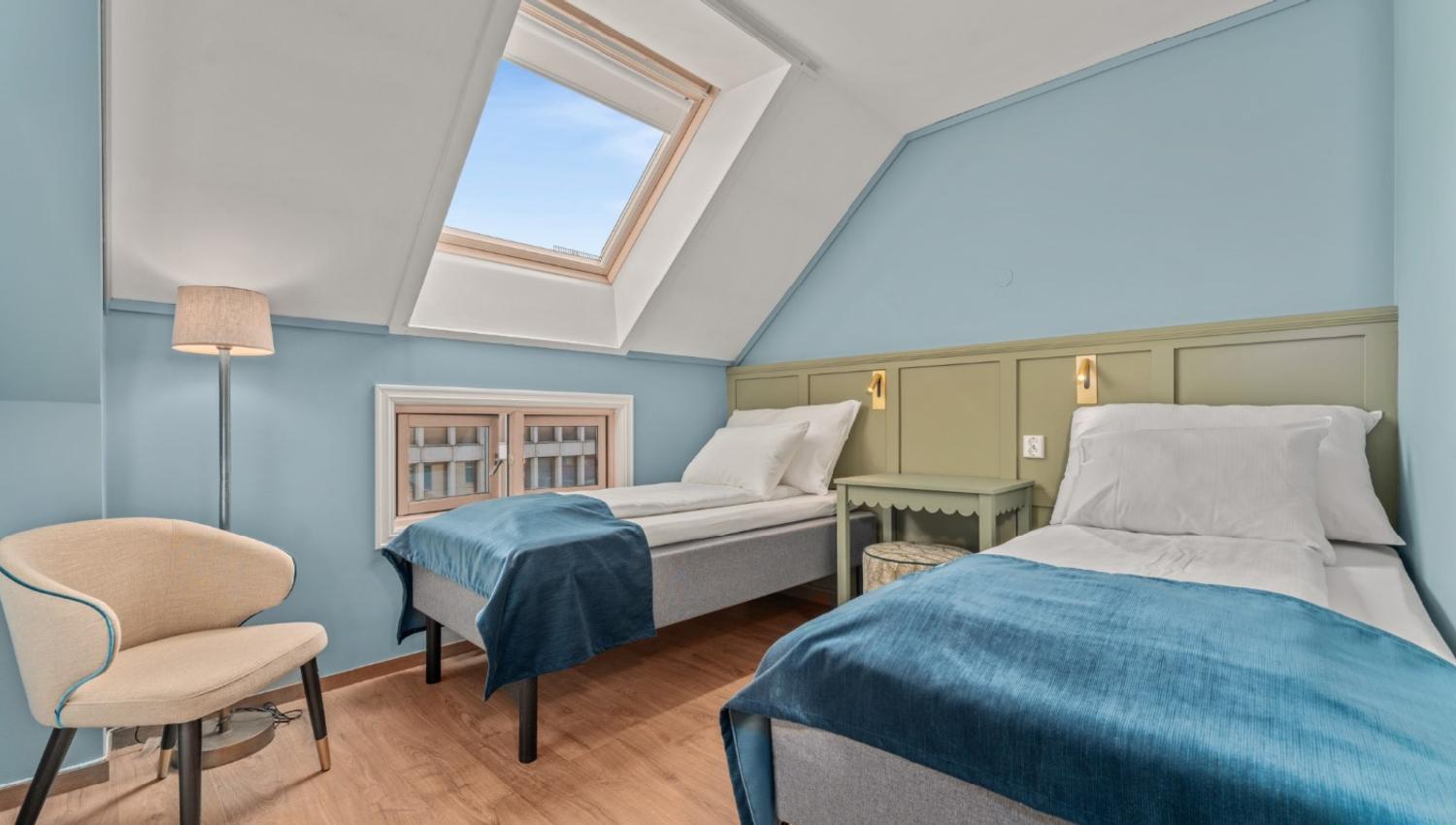 Twin rom på Hotel Breiseth