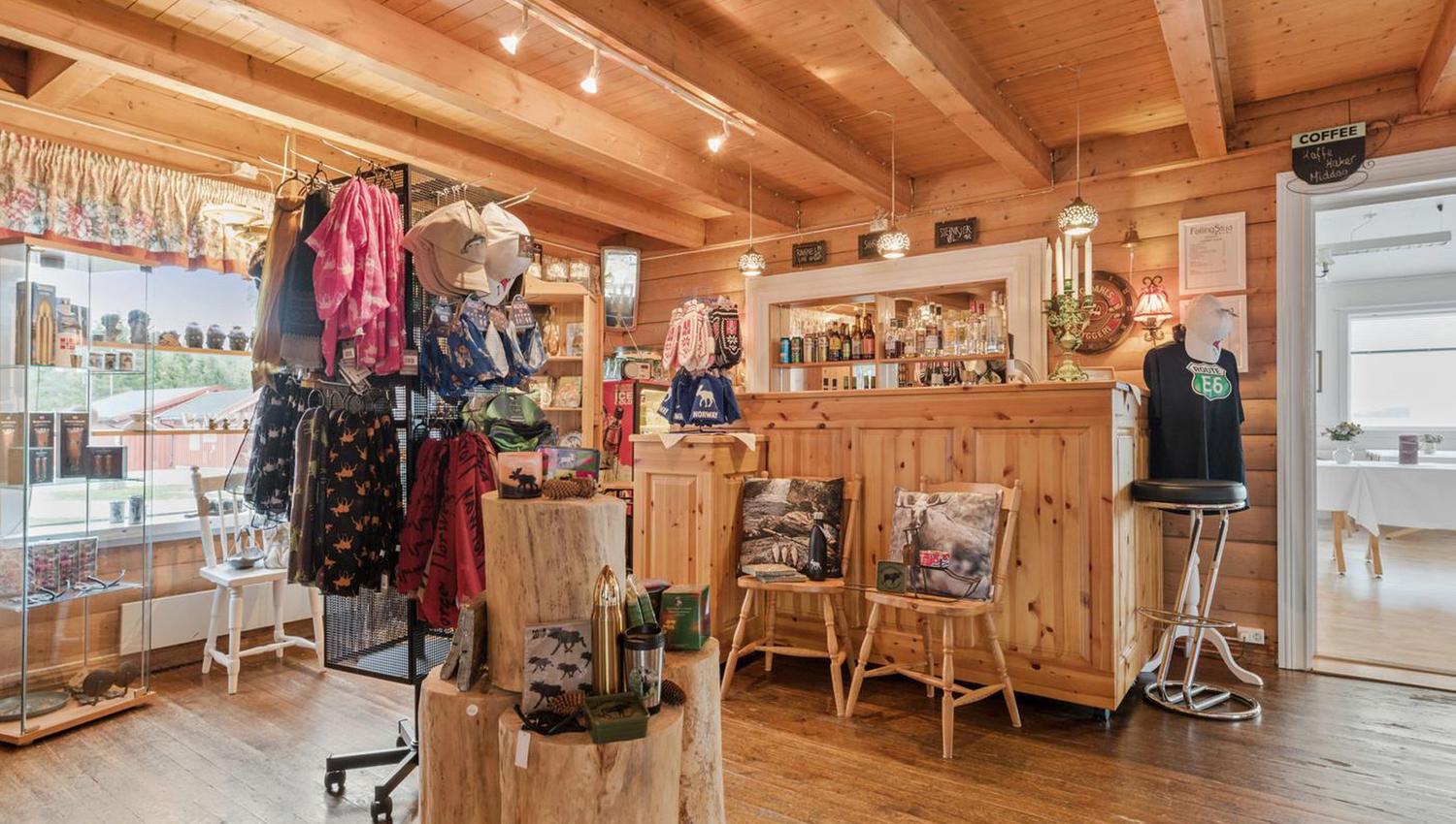 Bar and souvenir shop