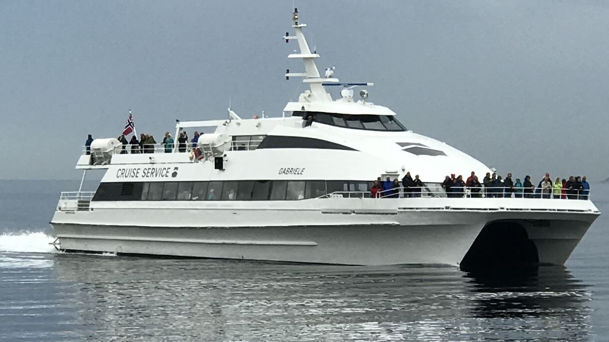 The boat MS Gabriele