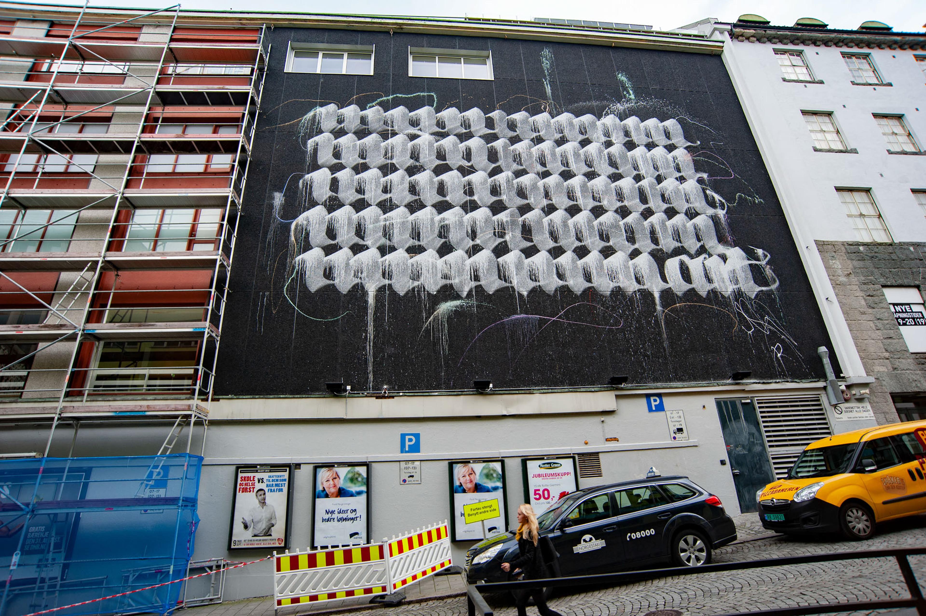 Stavanger Street Art: "UNART" by Niels Shoe Meulman