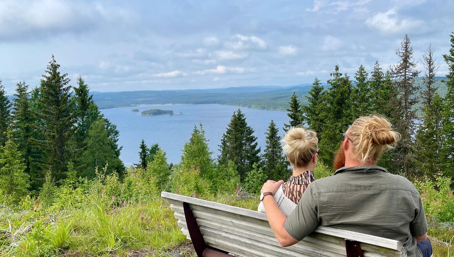 Finnskogtoppen benk og utsikt
