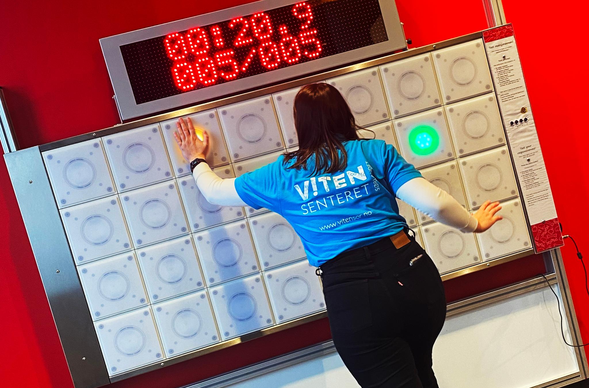 reaksjonstest på vitensenteret