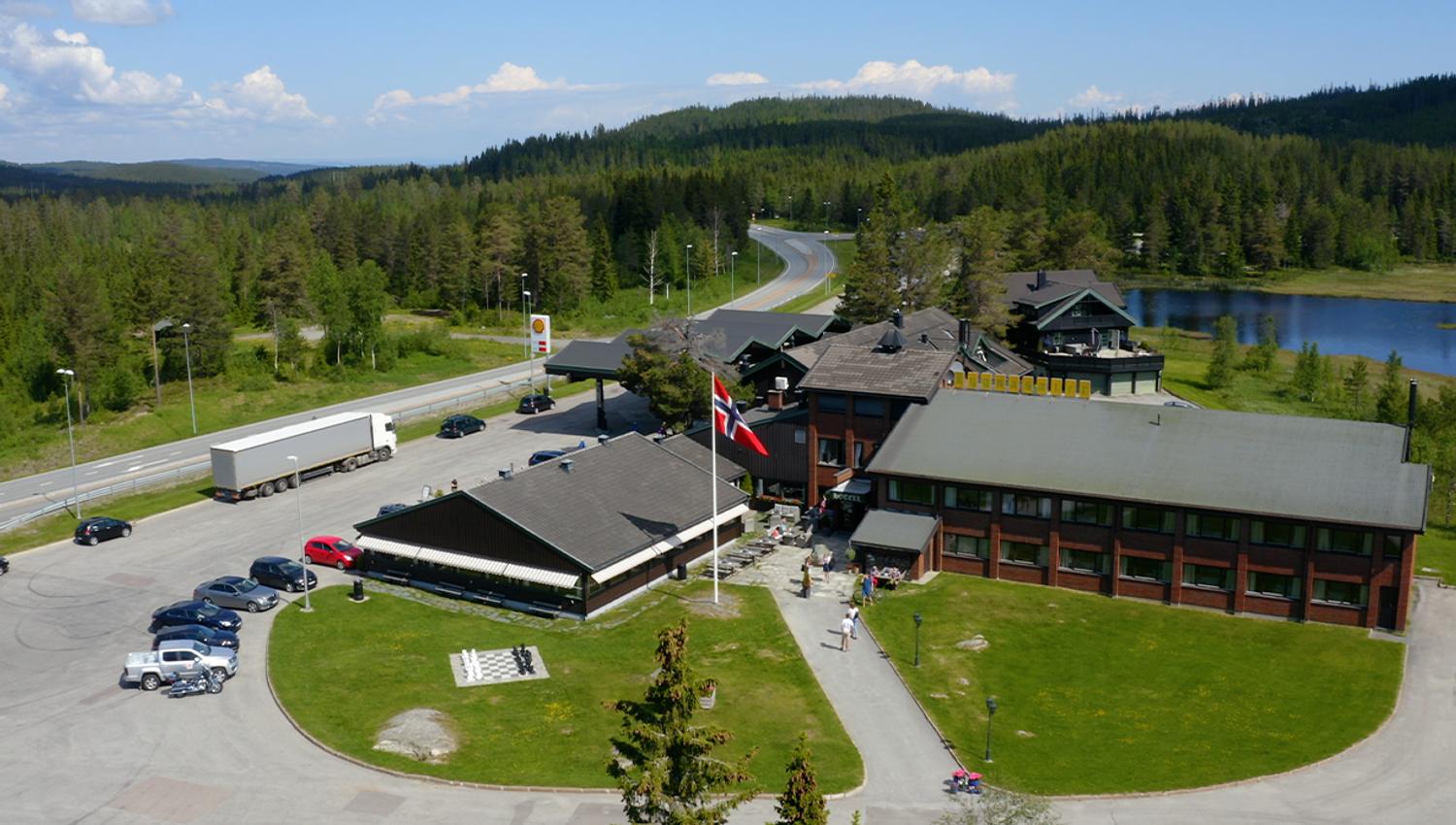 Lygnasæter hotell på sommeren