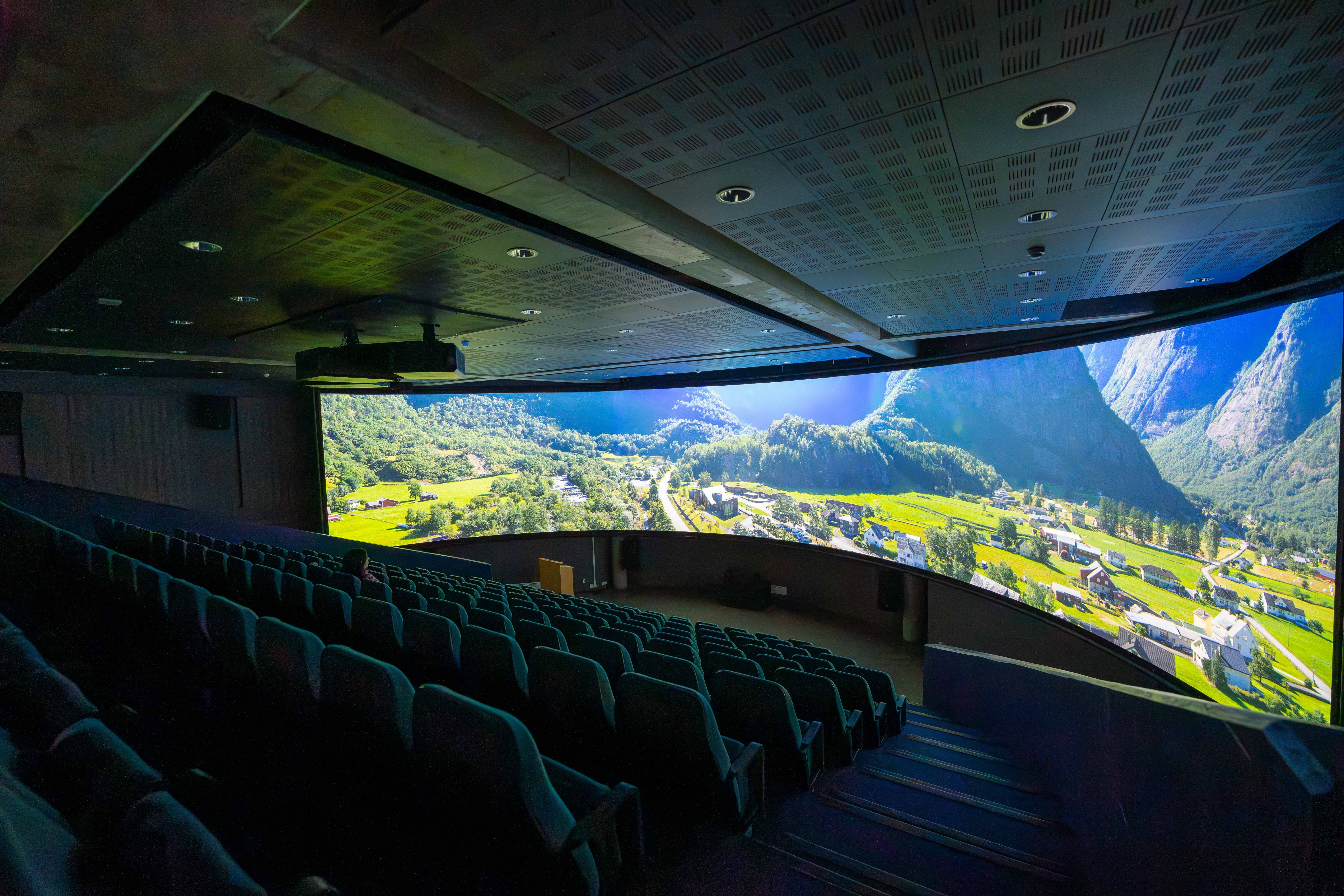 The cinema at the Nature Center