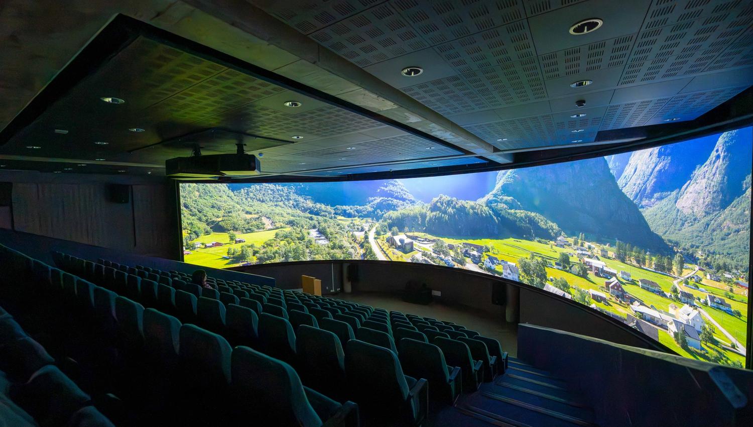 The cinema at the Nature Center
