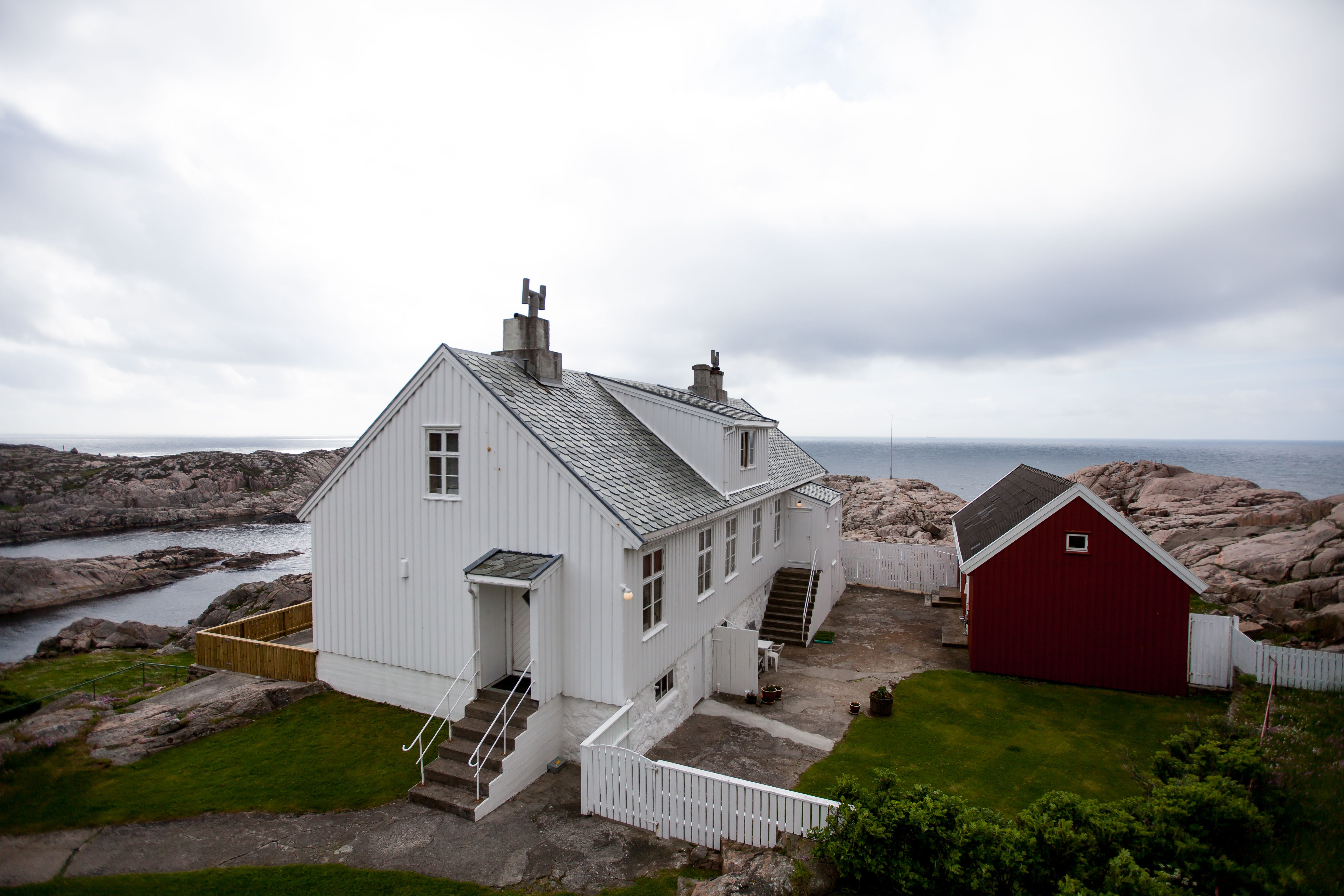 The lighthouse keeper's house at Lindesnes Lighthouse