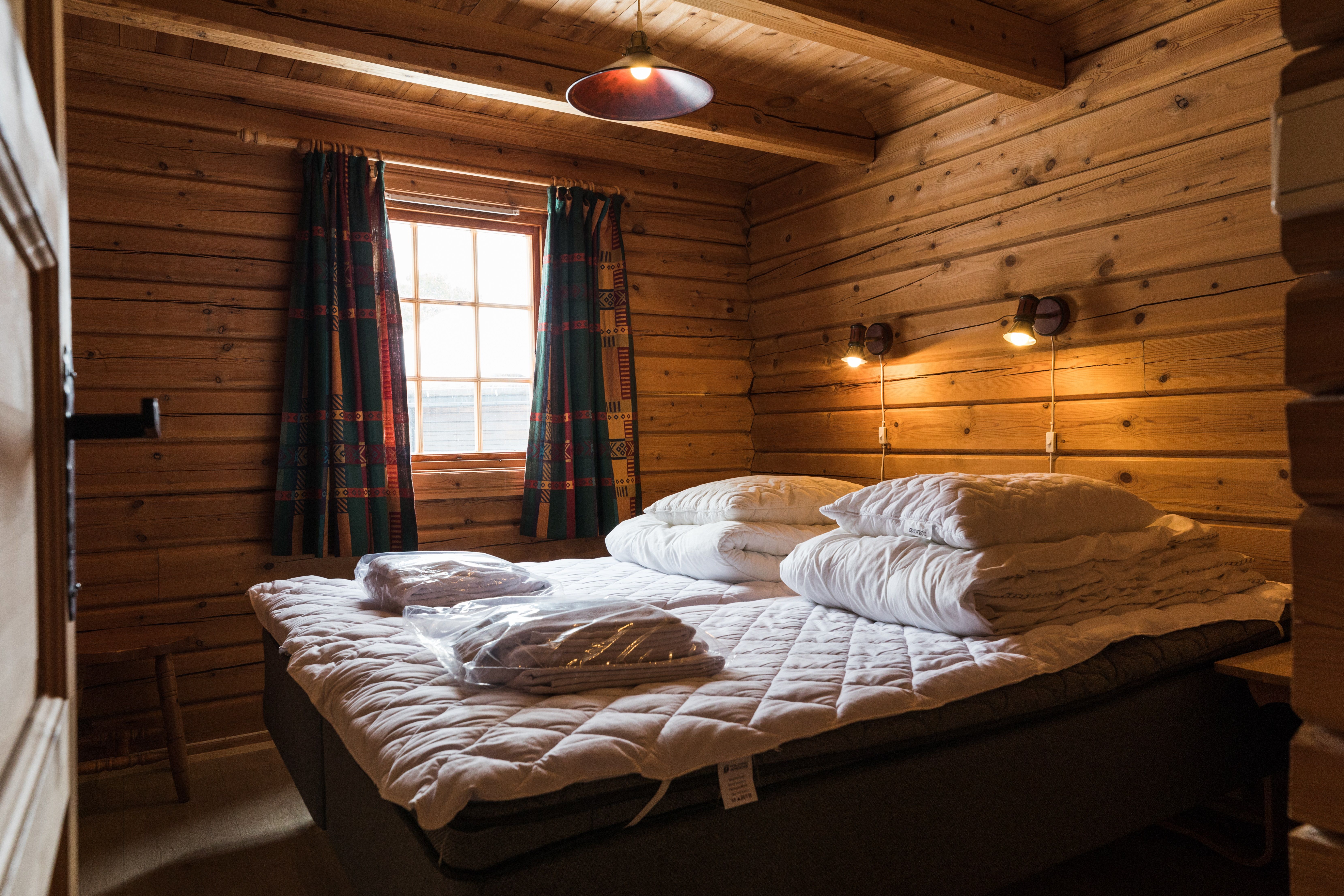 Bed in cabin 