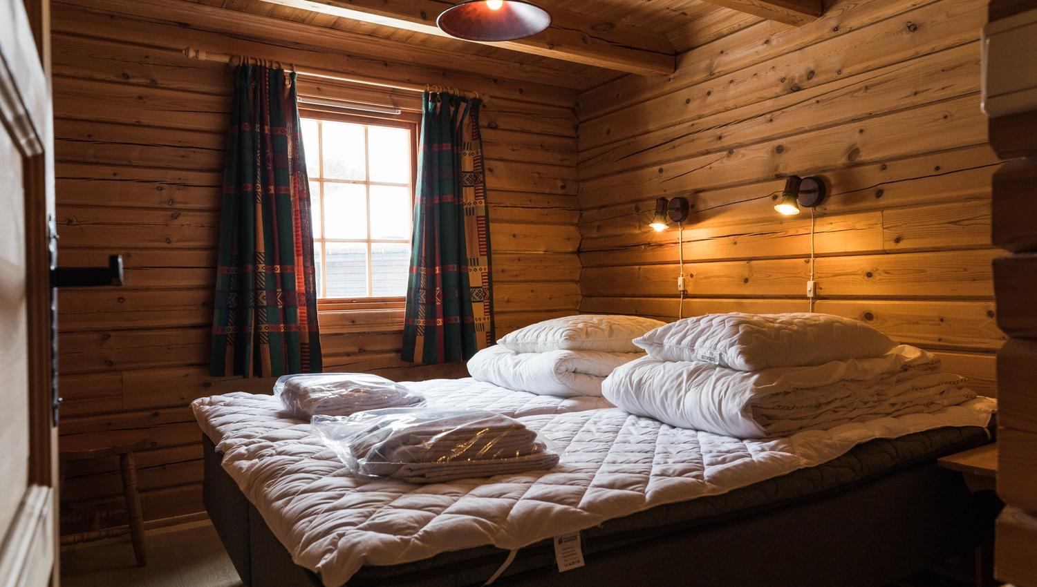 Bed in cabin
