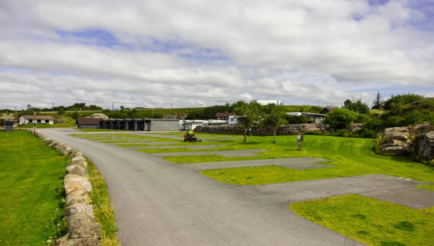 Pitches for caravans, motorhomes and tents