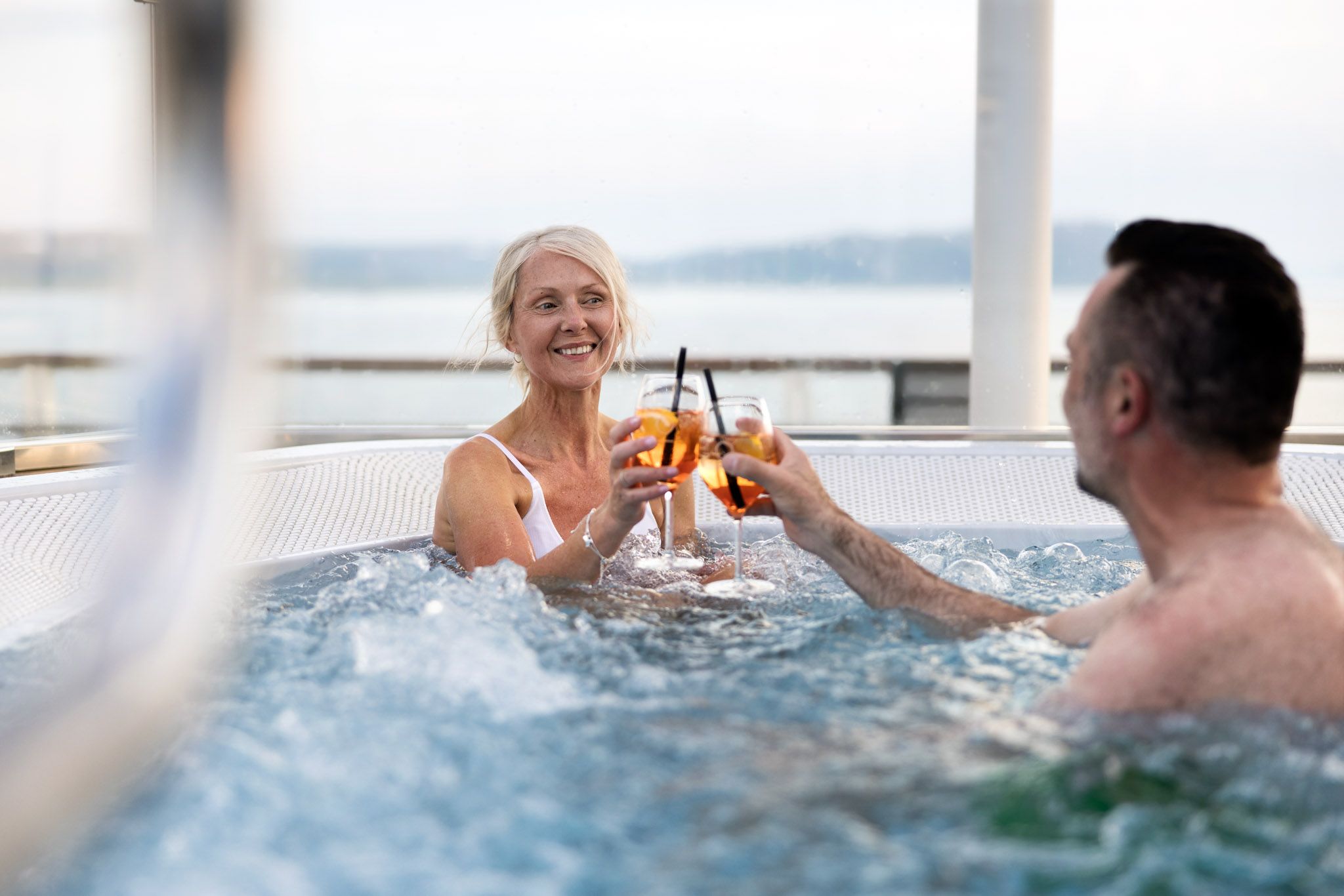 Jacuzzi hos Havila Kystruten