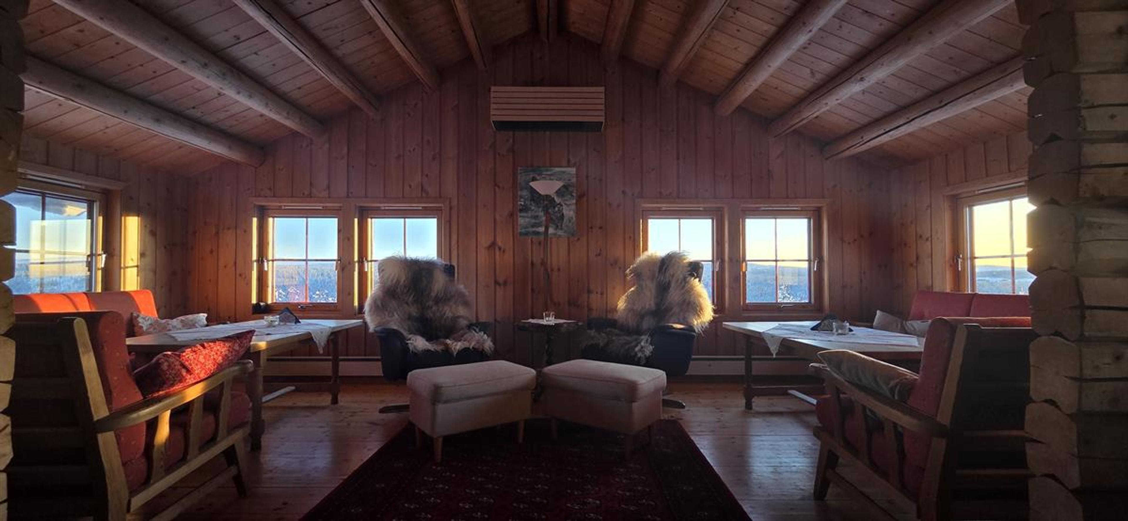 Inside at Skotten Seter