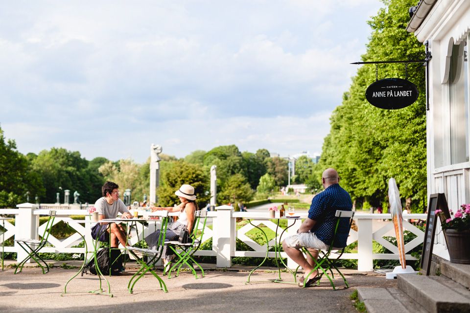 Uteservering i Frognerparken
