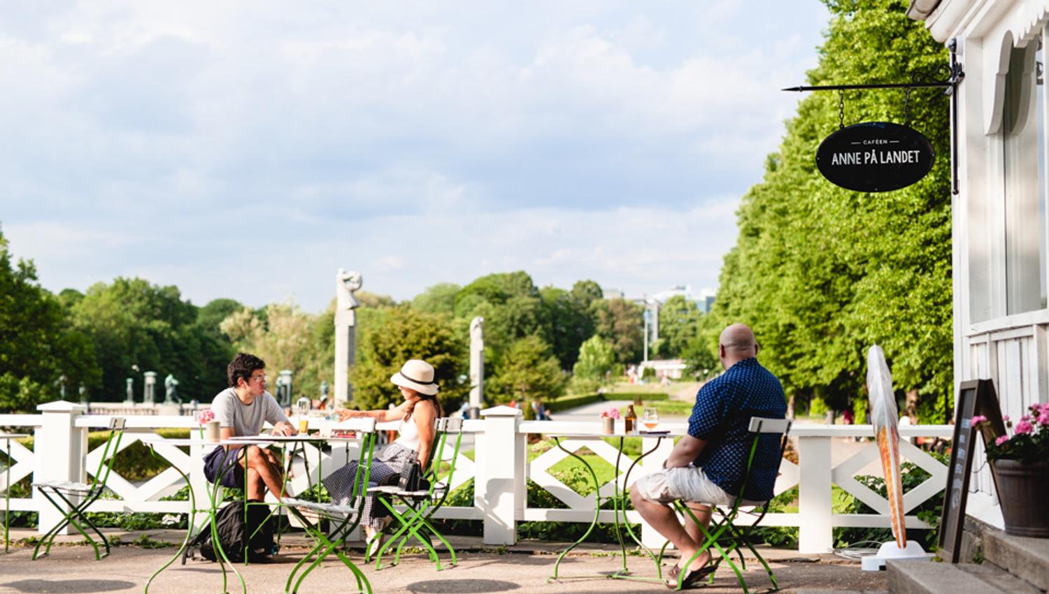 Uteservering i Frognerparken