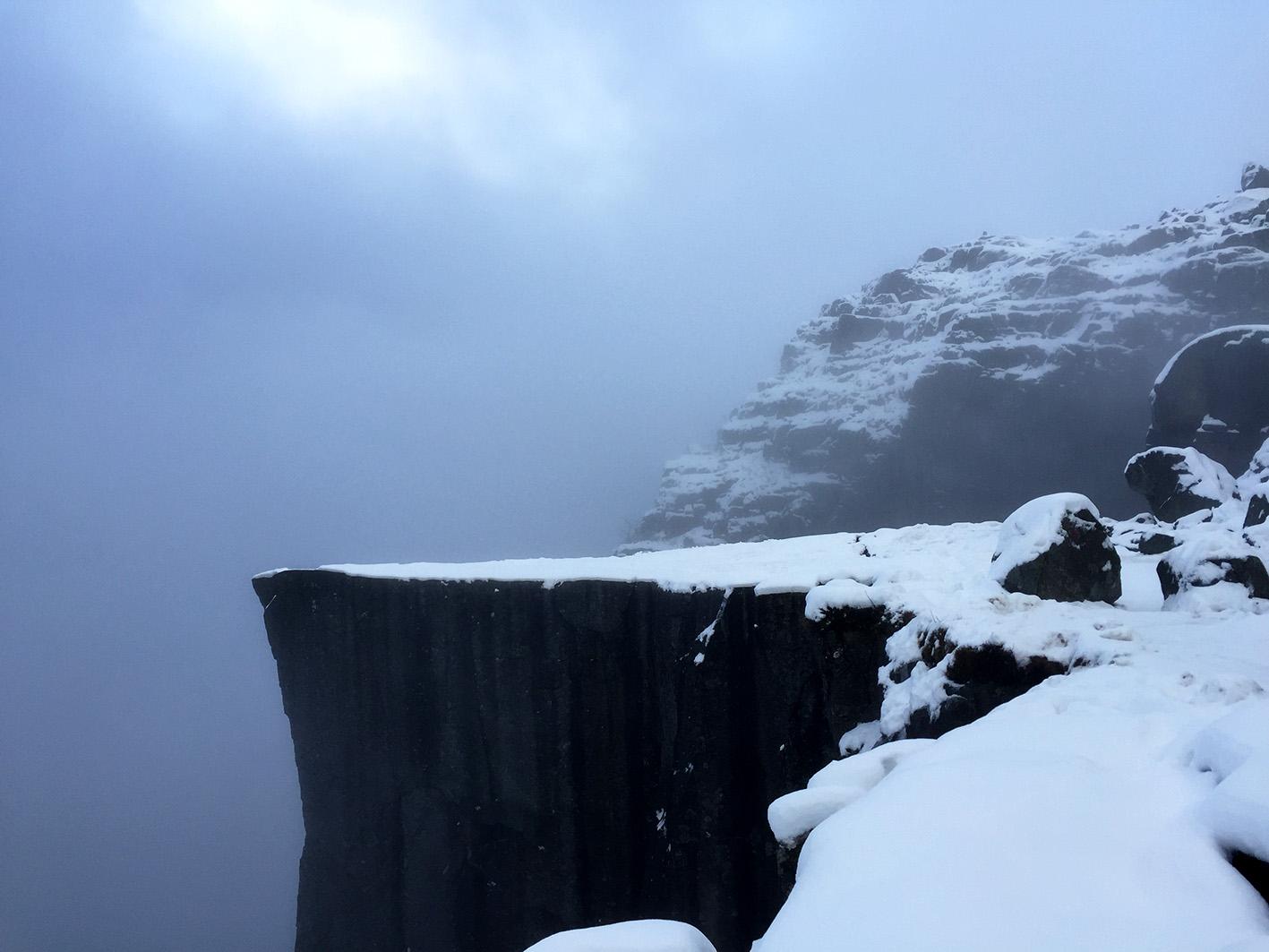Winter at Preikestolen