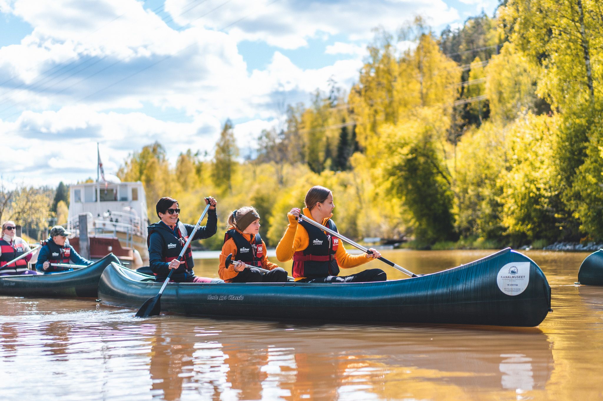 Kanopadling Ørje sluser
