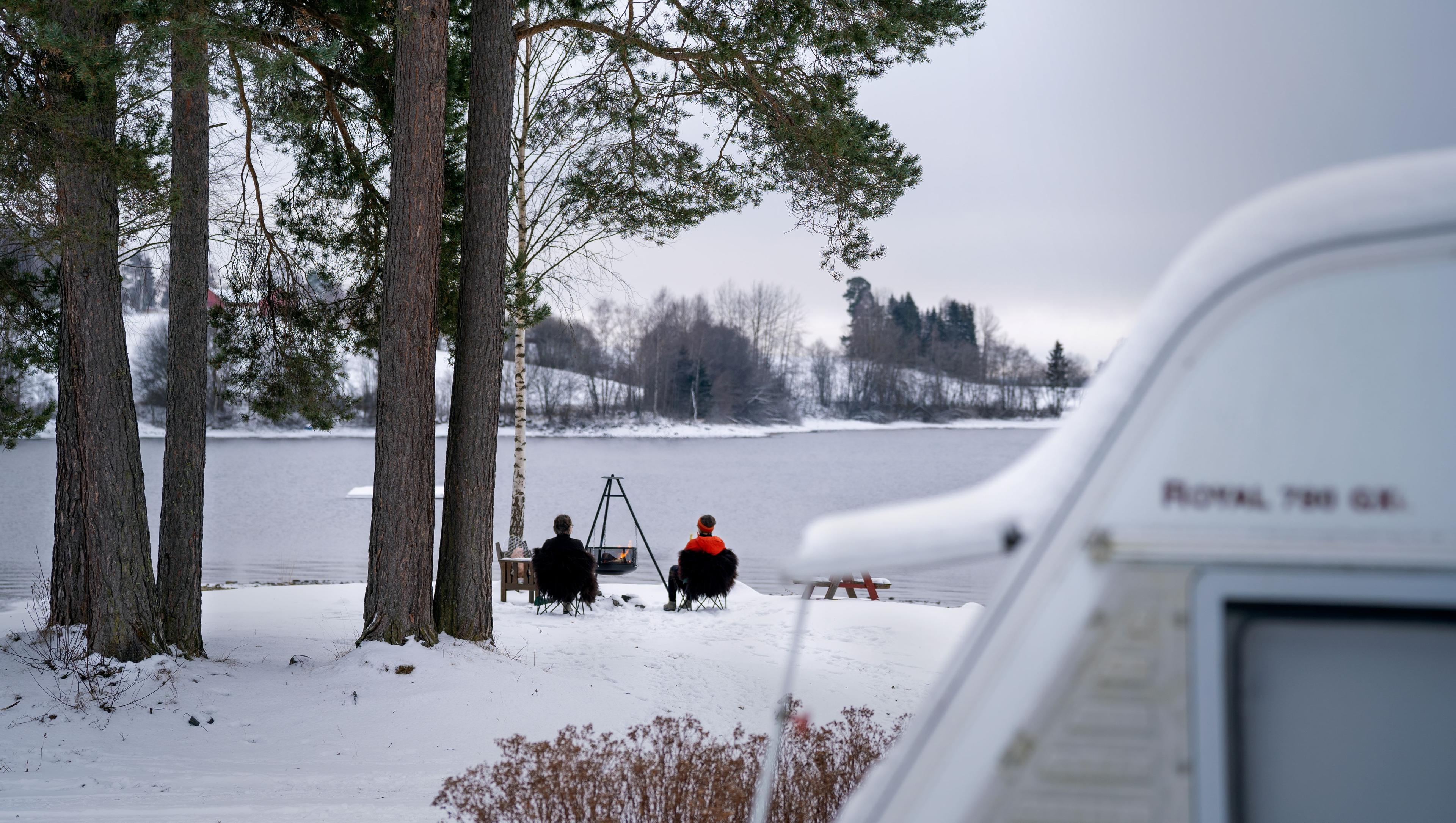 Sløvika Camping - Vinter