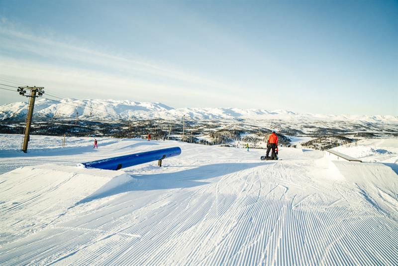 Terrengpark på Rauland skisenter