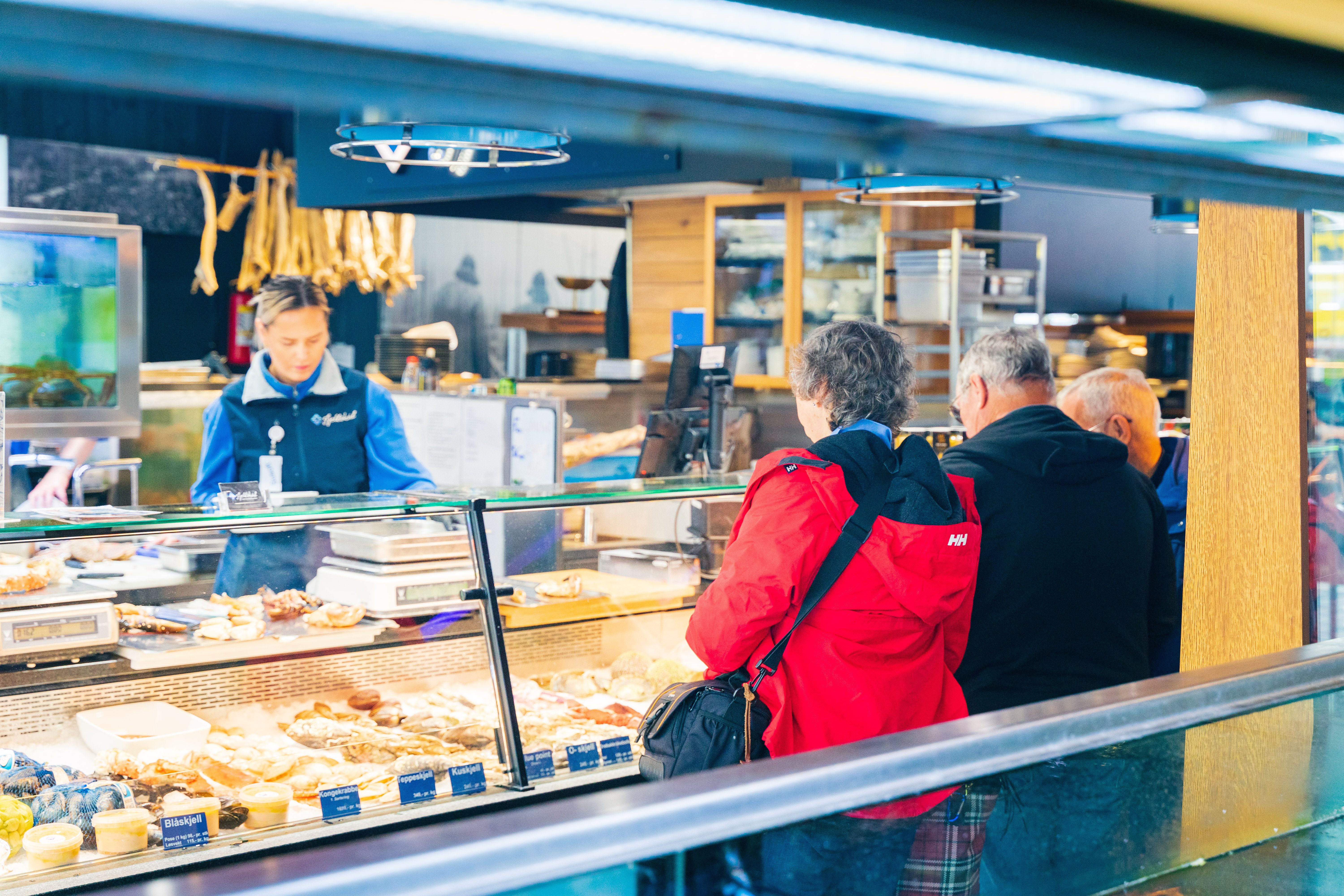 Mathallen på Fisketorget i Bergen