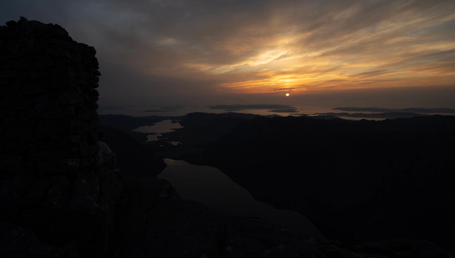 If you plan for it, you may witness a sunset