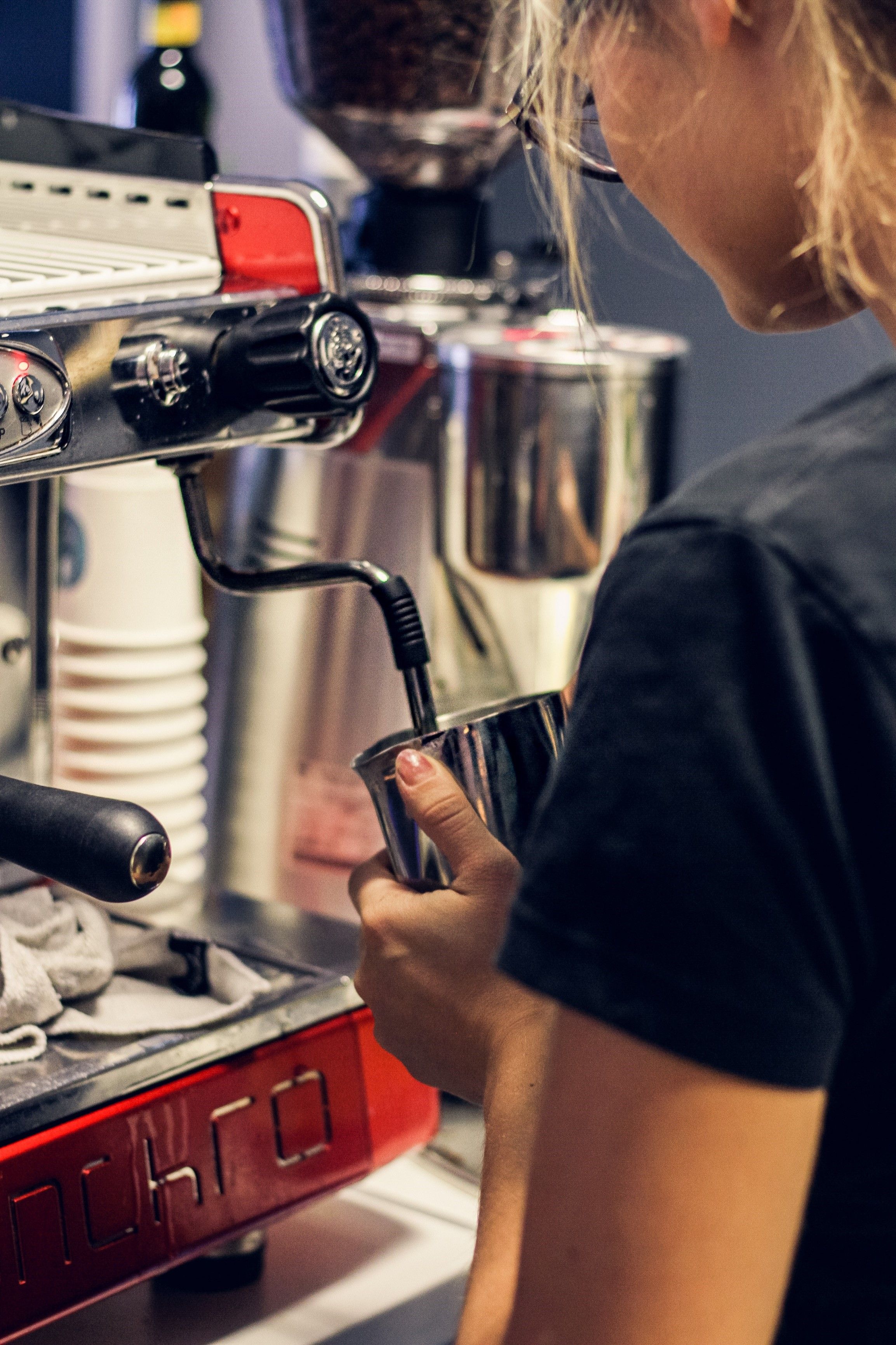 Coffee in the making