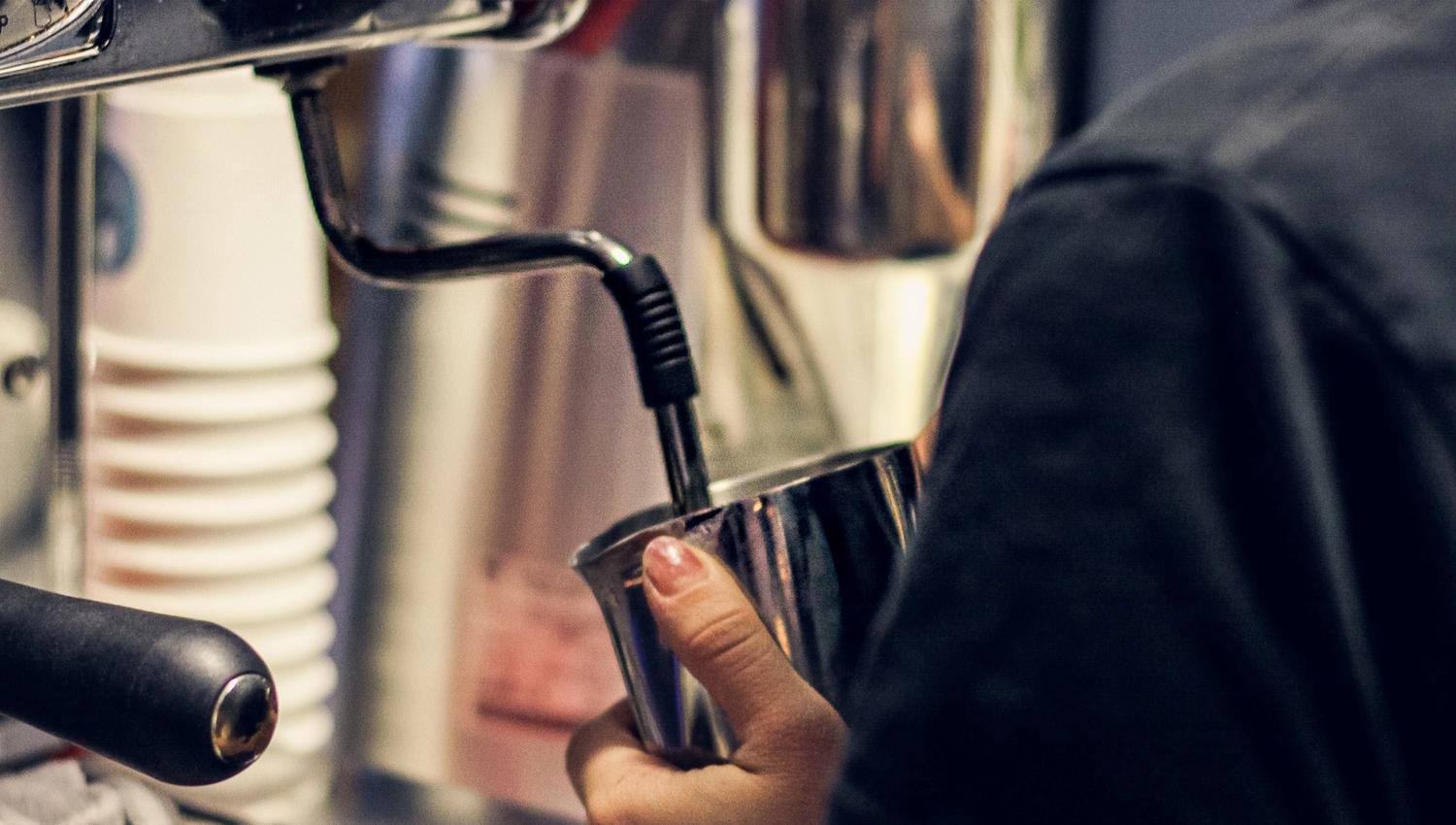 Coffee in the making