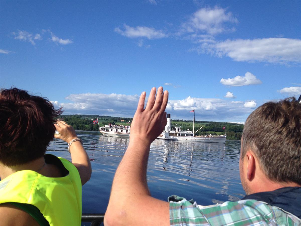 Hjuldamperen Skibladner på Mjøsa