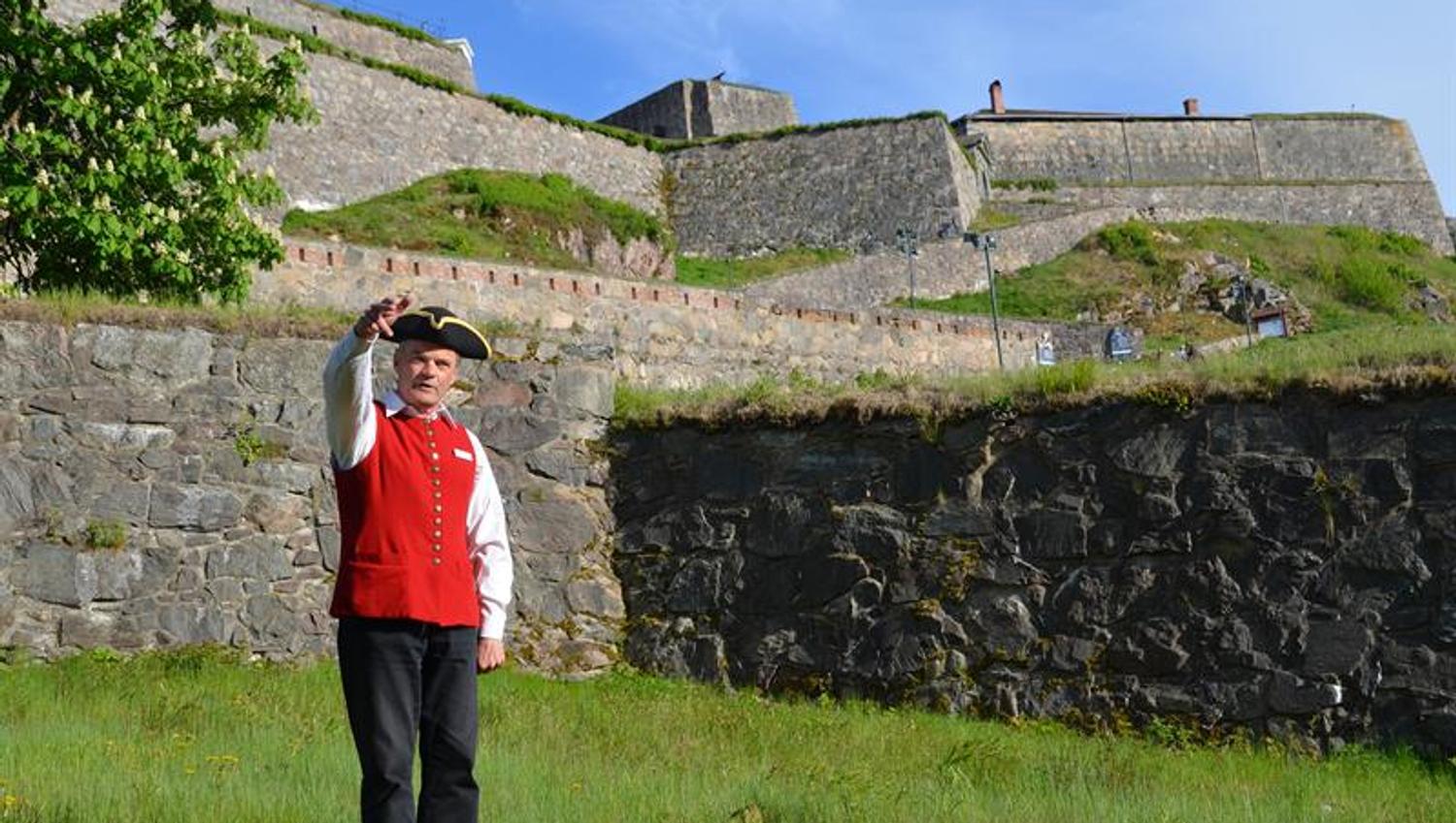 Guiding Fredriksten Festning Halden historisk Karl den tolvte
