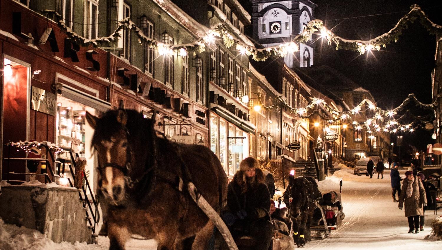 Kanefart- Vinter- Bergstadens Hotel- Røros