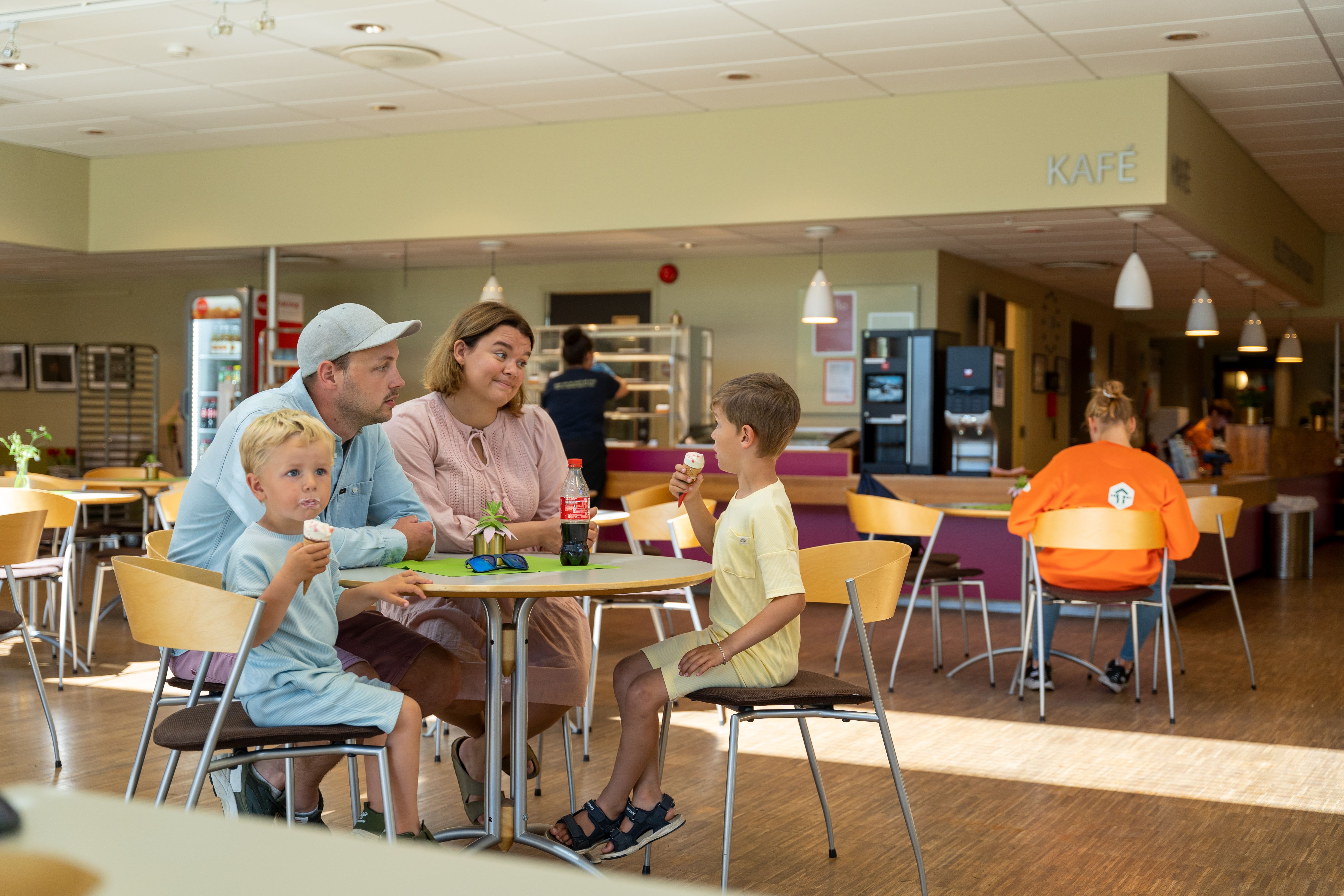 Sommer i kafeen på Glomdalsmuseet