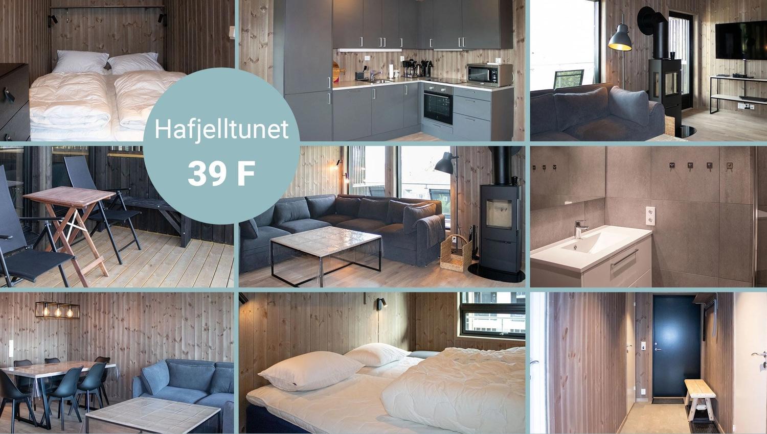 A collage of Hafjelltunet 39F.
