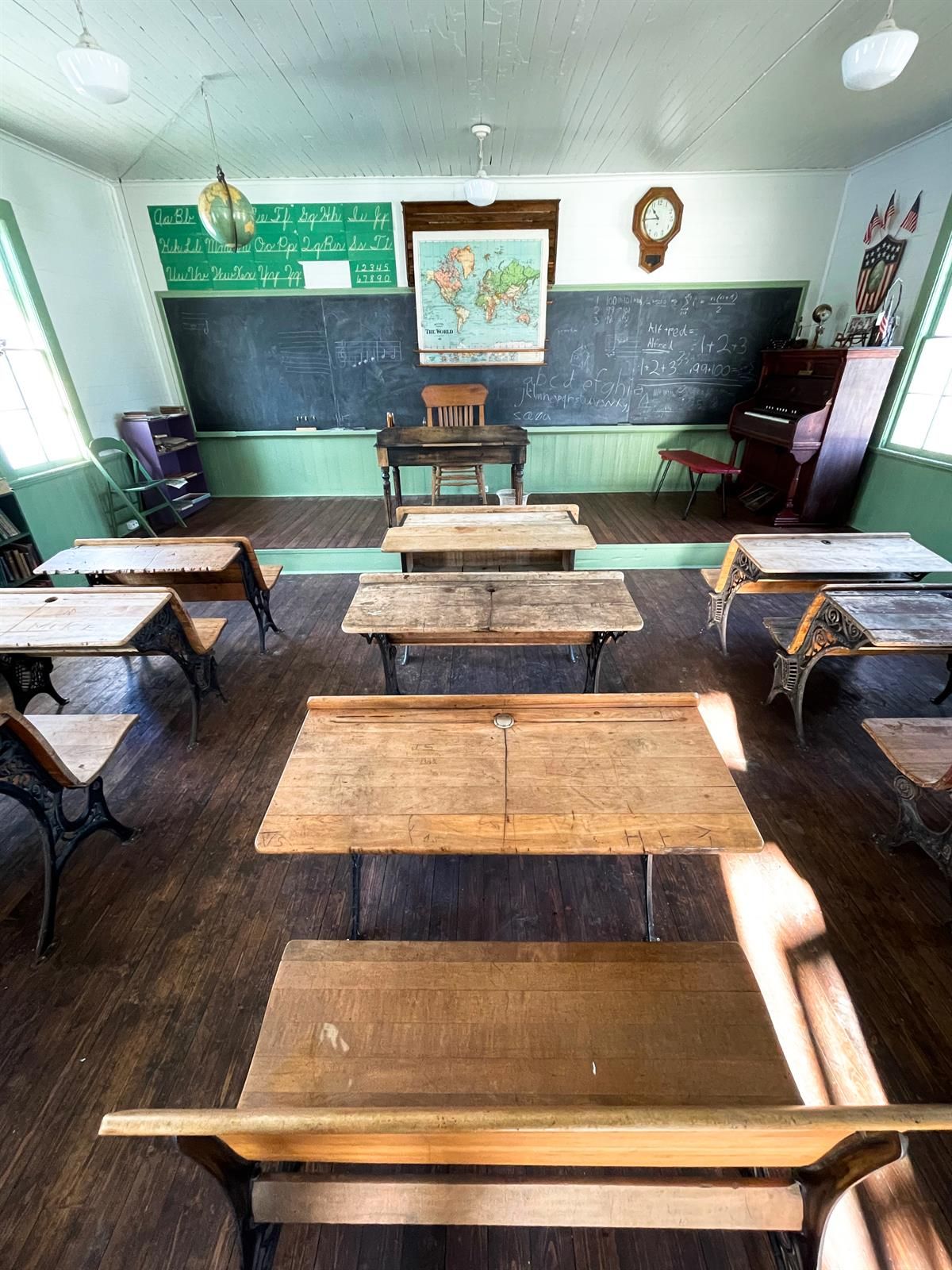 Utvandrermuseet skolepult