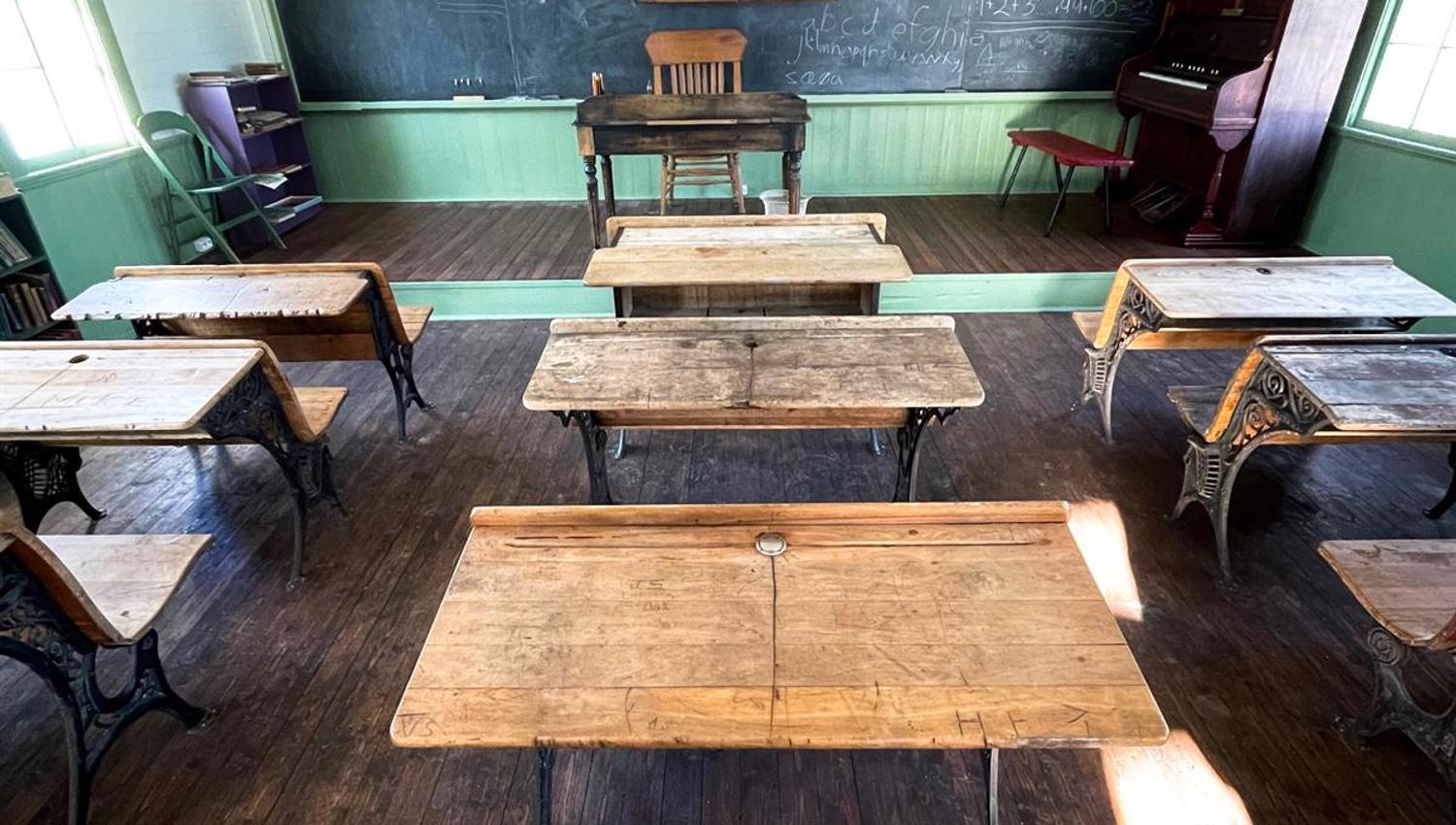 Utvandrermuseet skolepult