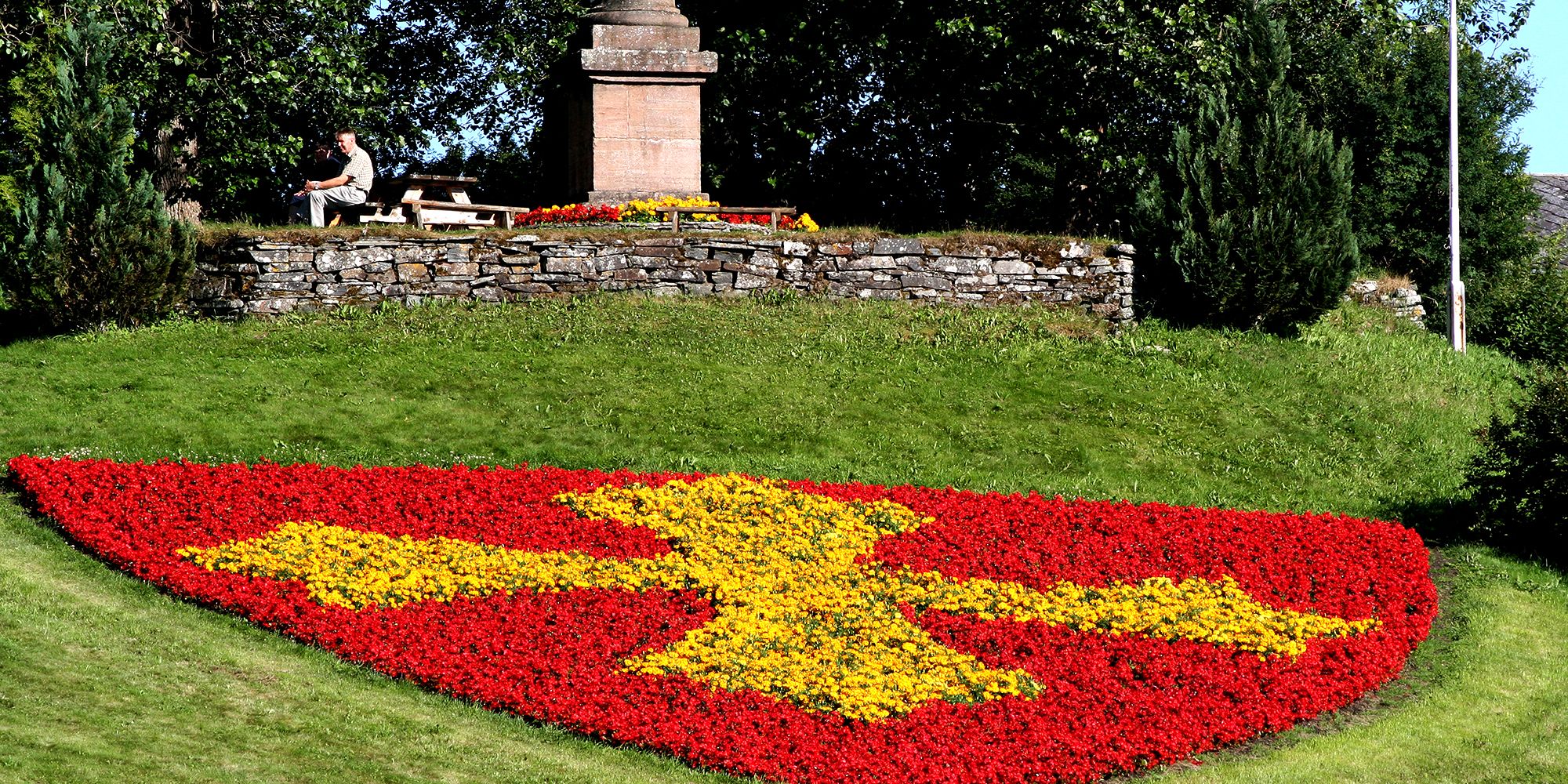 Stiklestad Nasjonale Kultursenter - kommunevåpen i blomster
