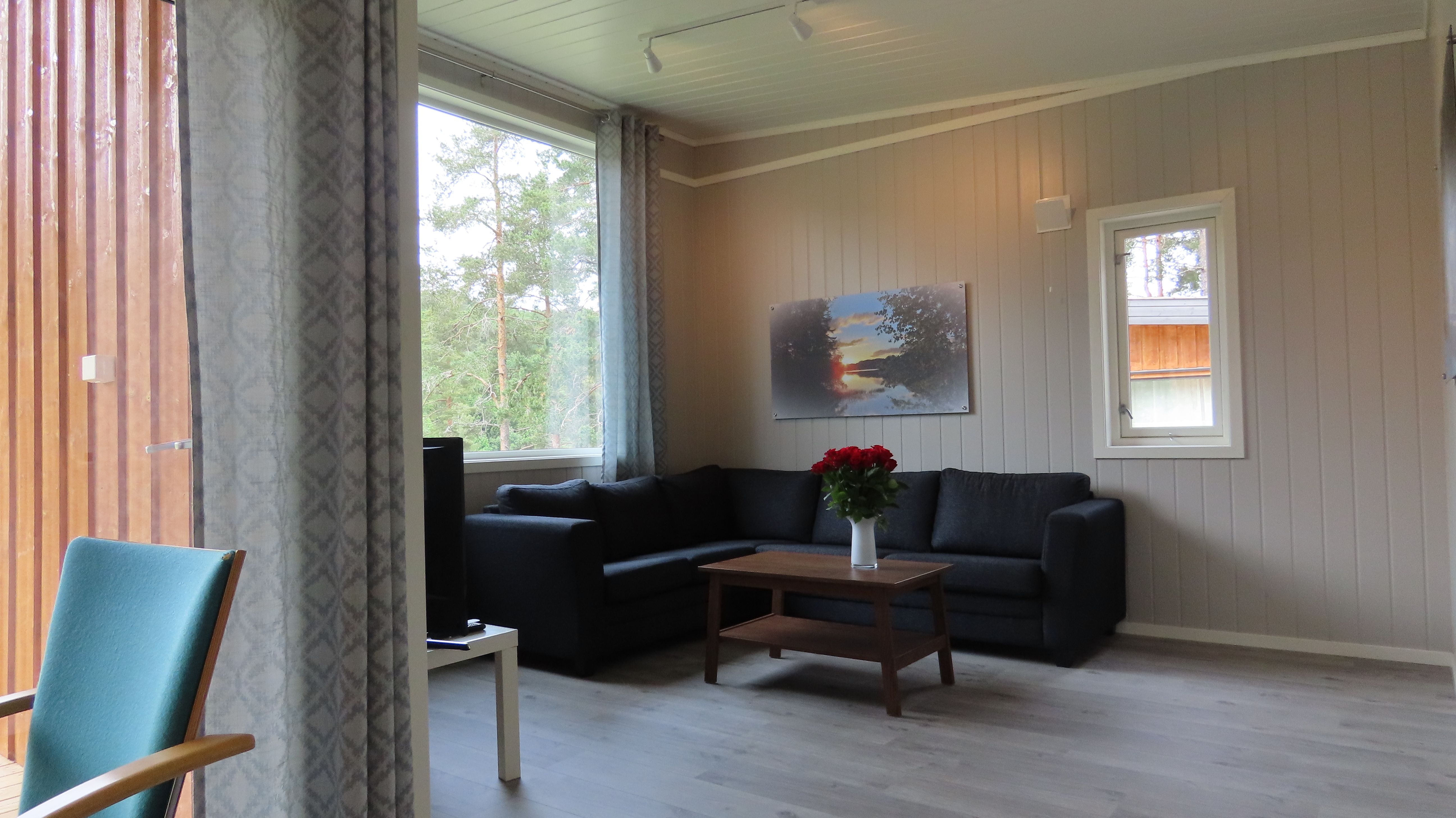 Stue i utleiehytte