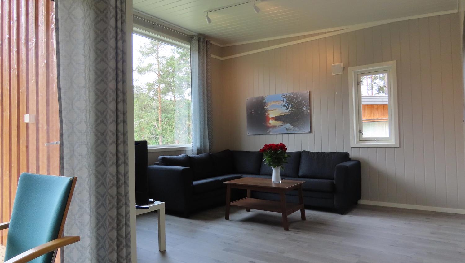 Stue i utleiehytte