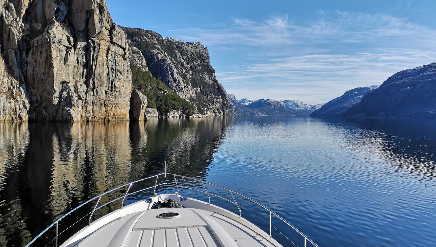 Cruise i Lysefjorden